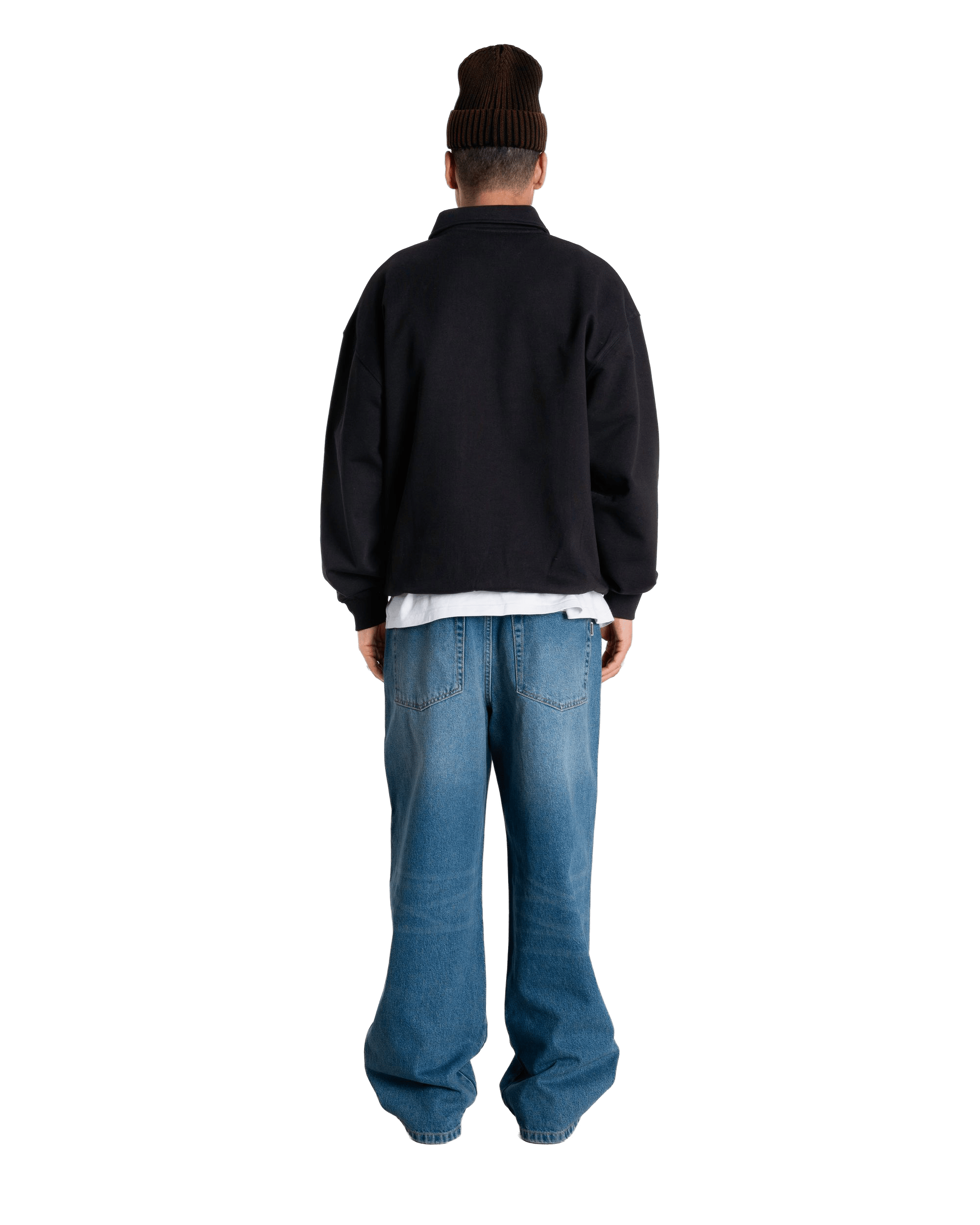 Woodbird WBLoke Base Polo Sweats Black