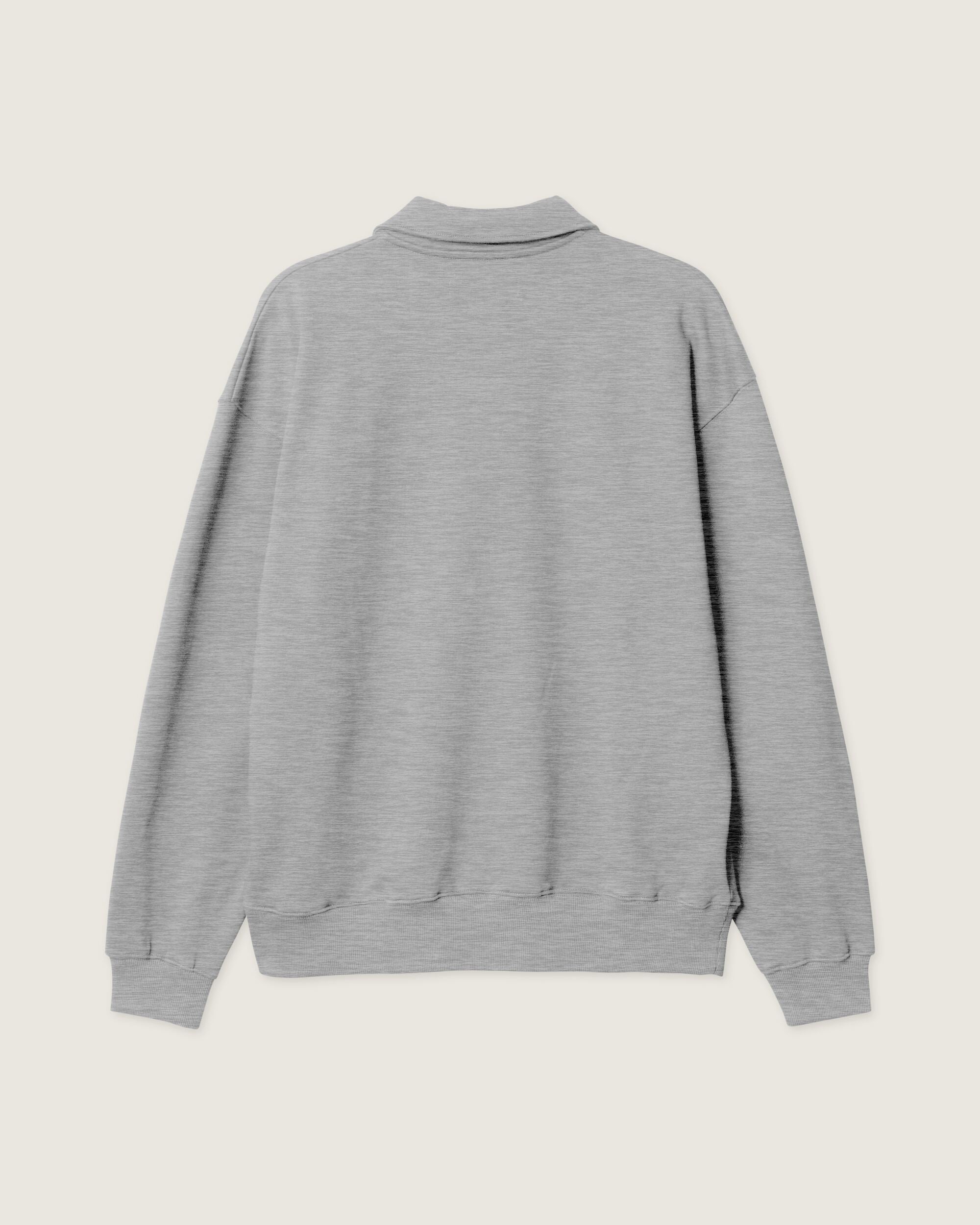 Woodbird WBLoke Base Polo Sweats Grey Melange