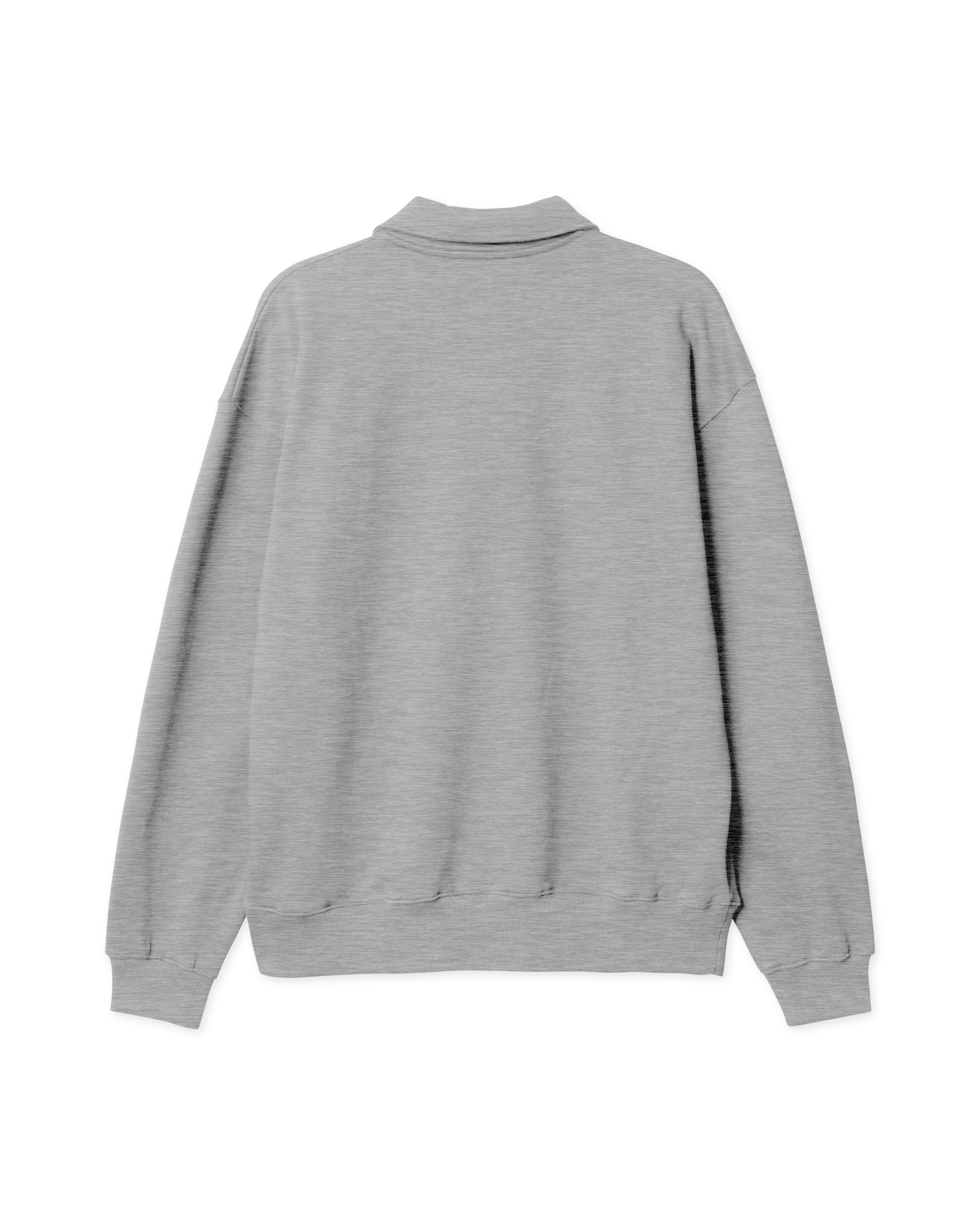 Woodbird WBLoke Base Polo Sweats Grey Melange