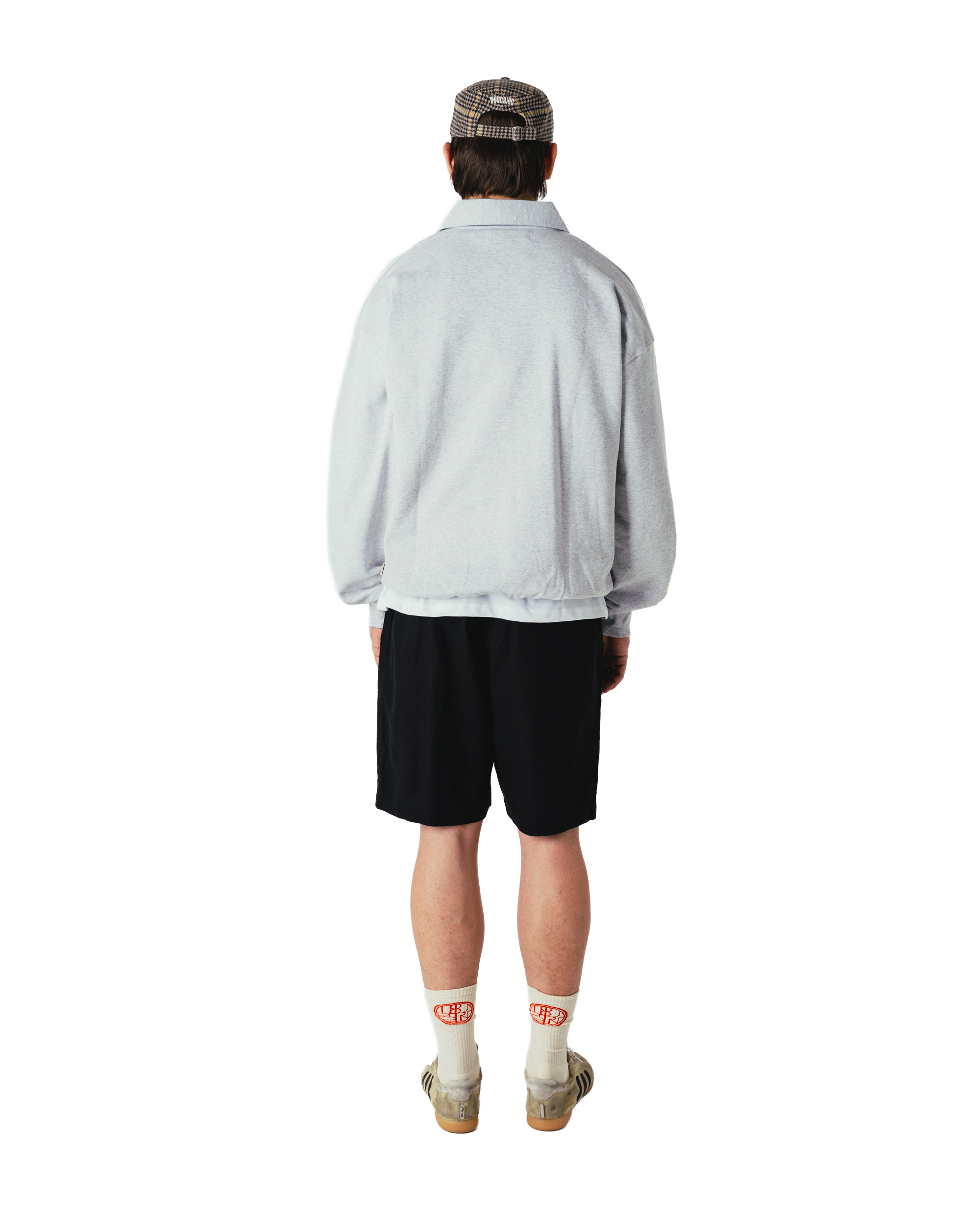 Woodbird WBLoke Base Polo Sweats Grey Melange