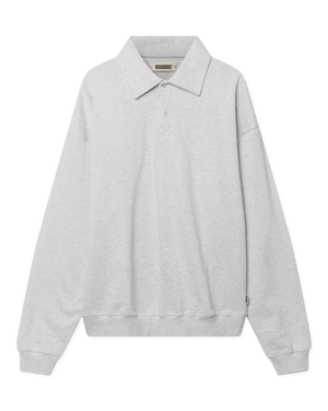 Woodbird WBLoke Base Polo Sweats Grey Melange