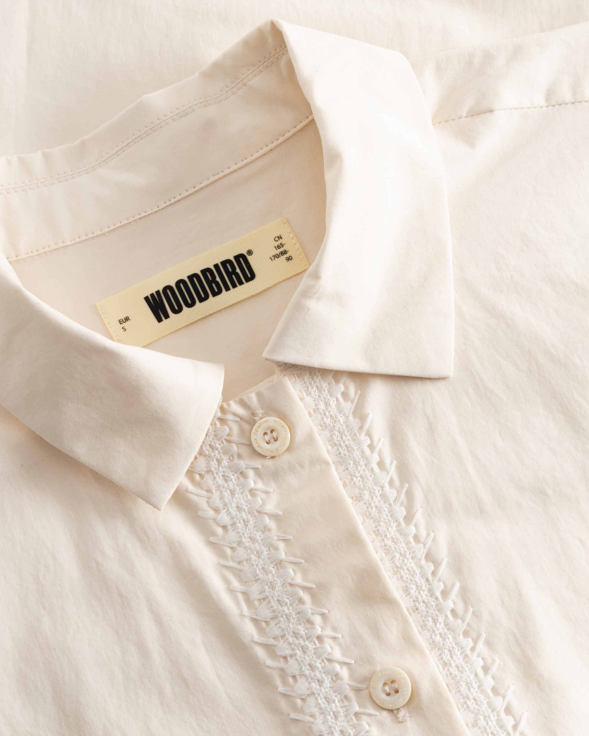 Woodbird Female WBLuna Line Shirt Shirts Off White