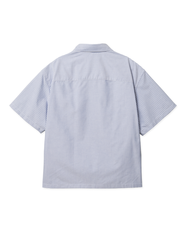 Woodbird Female WBLuna Ox Flower Shirt Shirts Blue Stripe