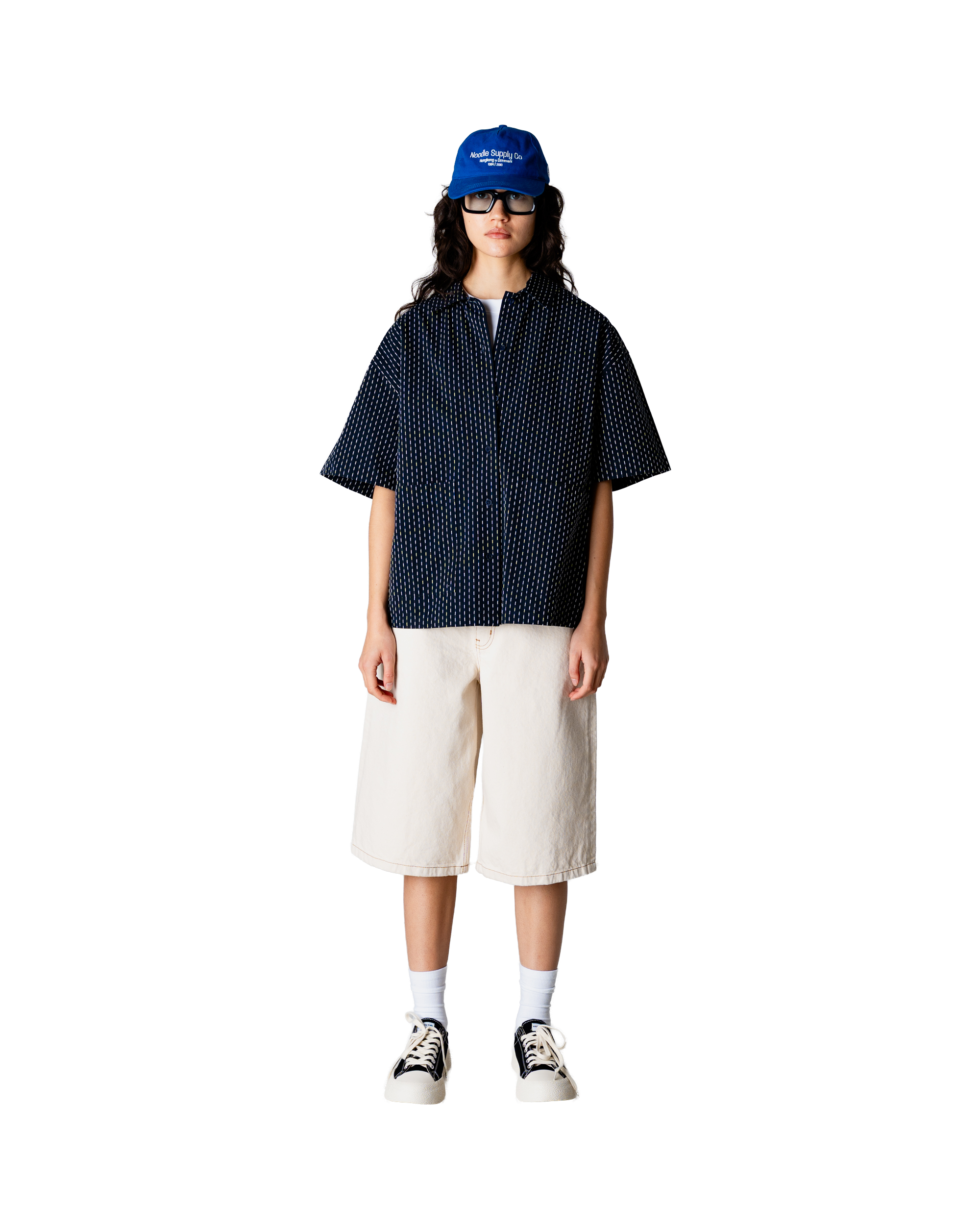 Woodbird Female WBLuna Shiko Shirt Shirts Dark Navy