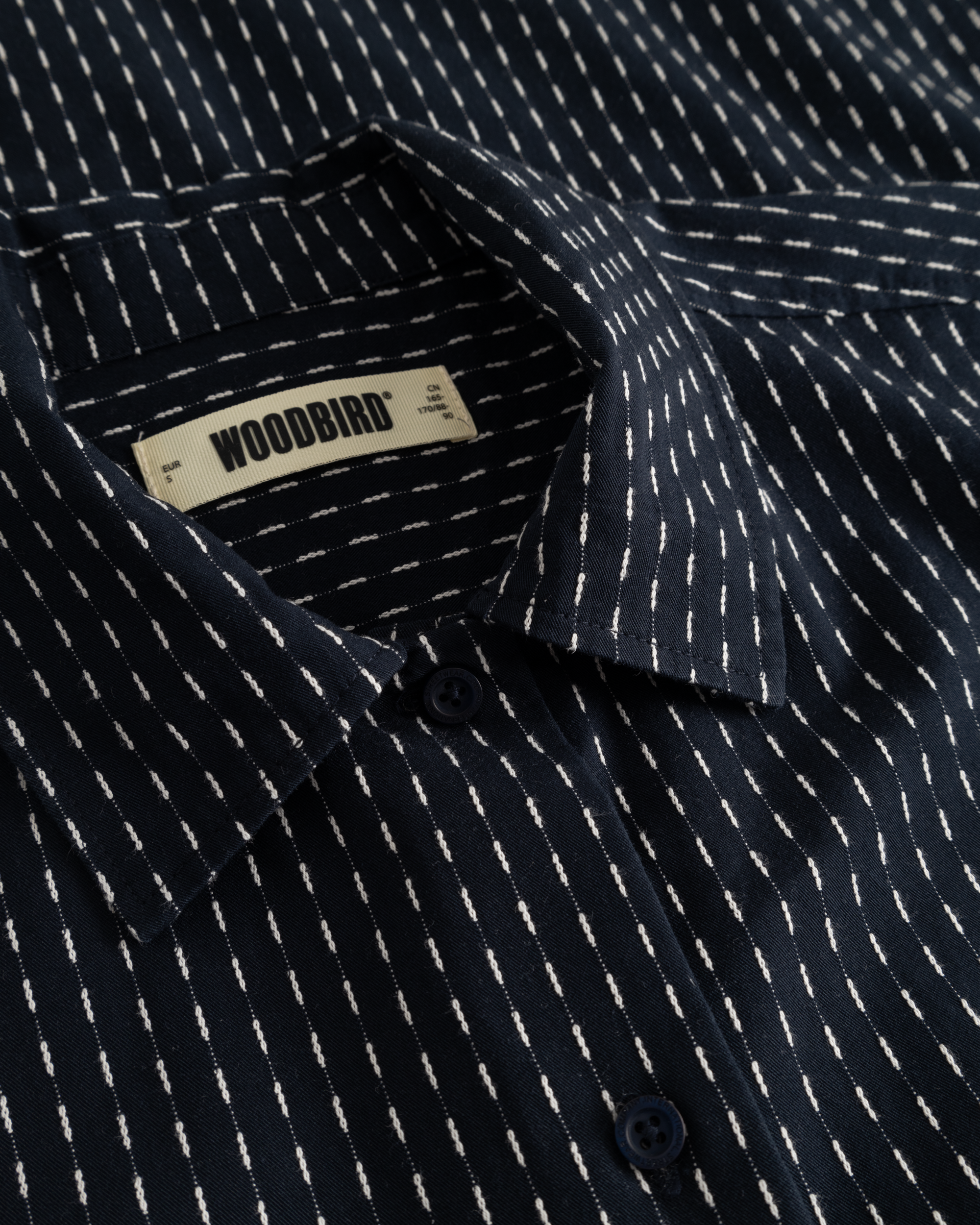 Woodbird Female WBLuna Shiko Shirt Shirts Dark Navy