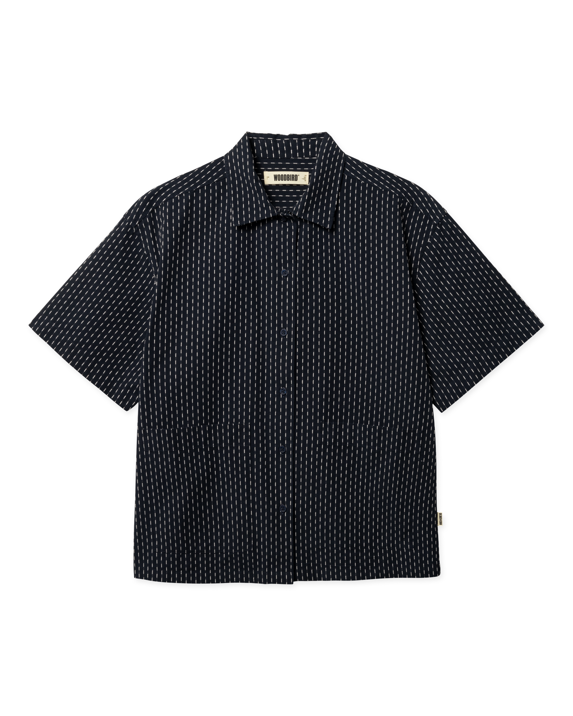 Woodbird Female WBLuna Shiko Shirt Shirts Dark Navy