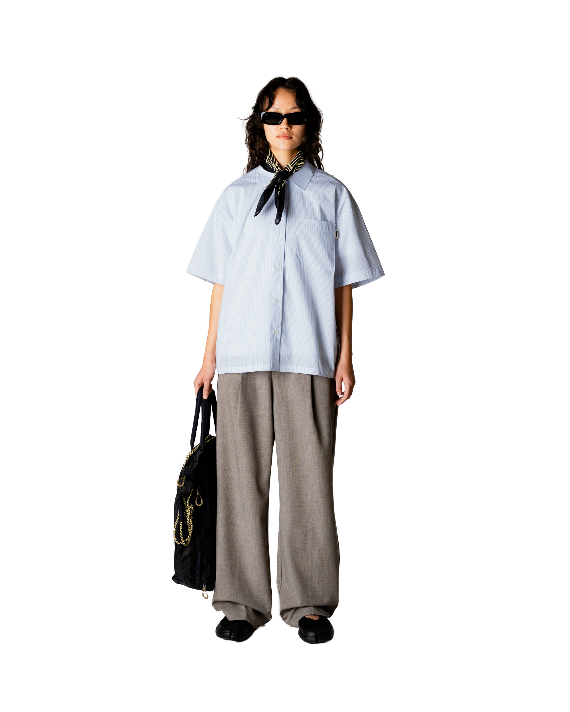 Woodbird Female WBLuna Wok Shirt Shirts Blue Stripe