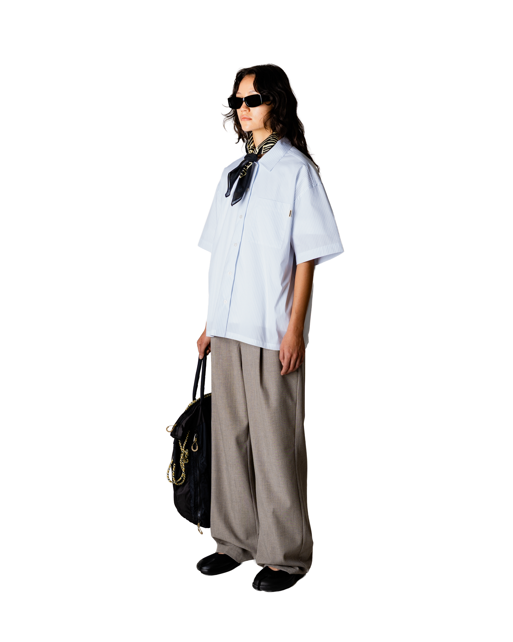 Woodbird Female WBLuna Wok Shirt Shirts Blue Stripe