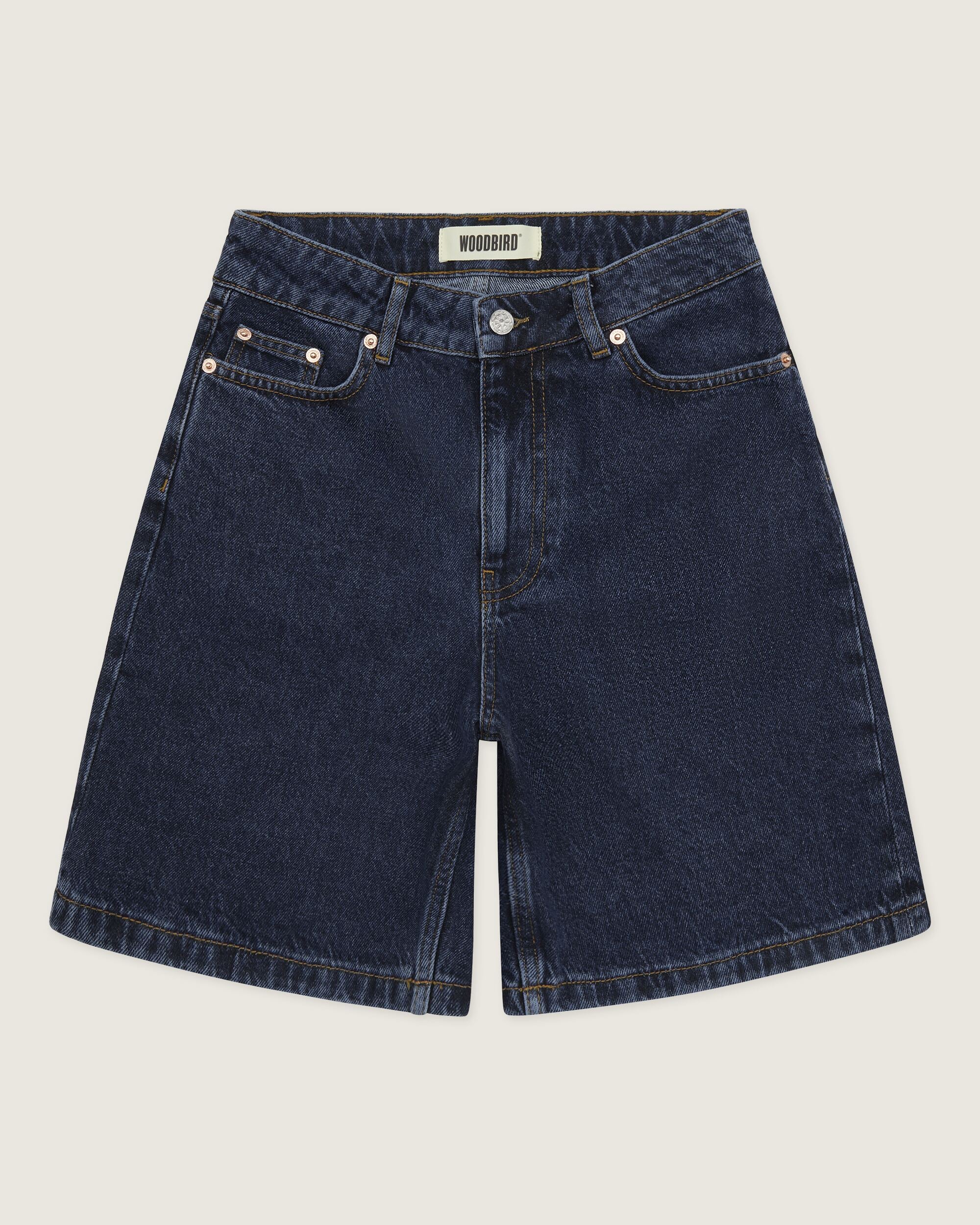 Woodbird Female WBMaggie 90s Rinse Shorts 90s Blue