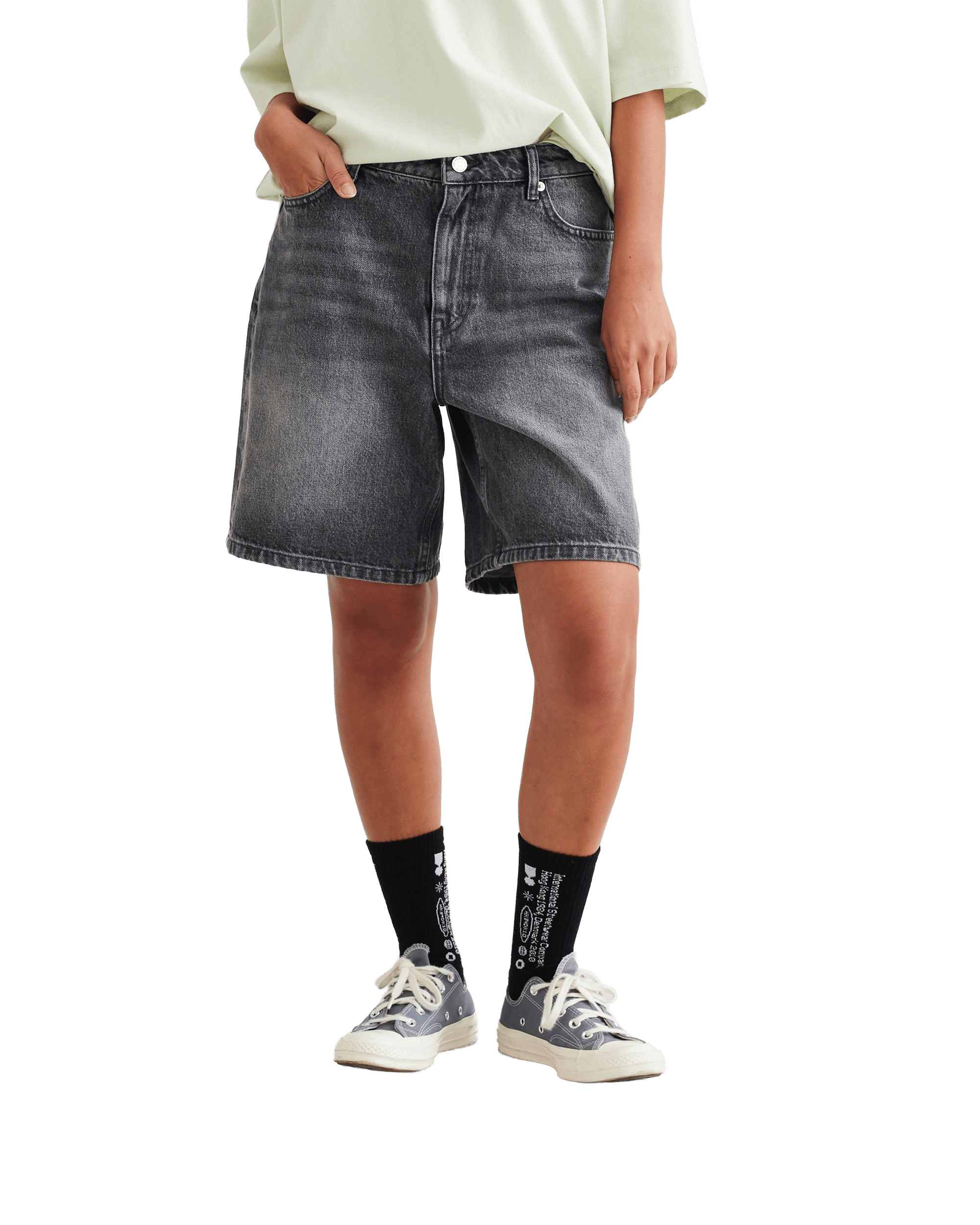 Woodbird Female WBMaggie Eclipse Shorts Shorts Grey-Black