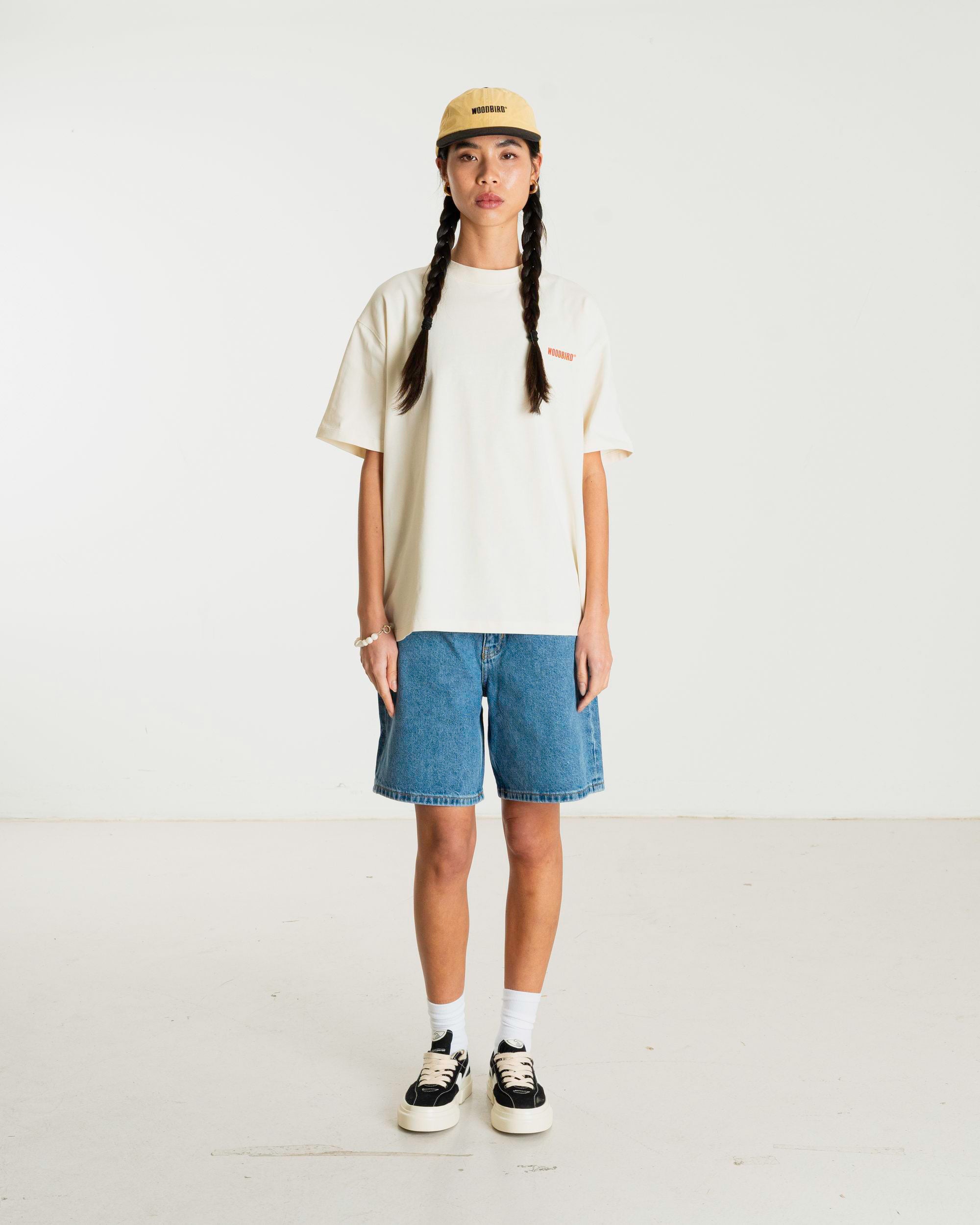 Woodbird Female WBMaggie Light Stone Shorts Shorts Blue