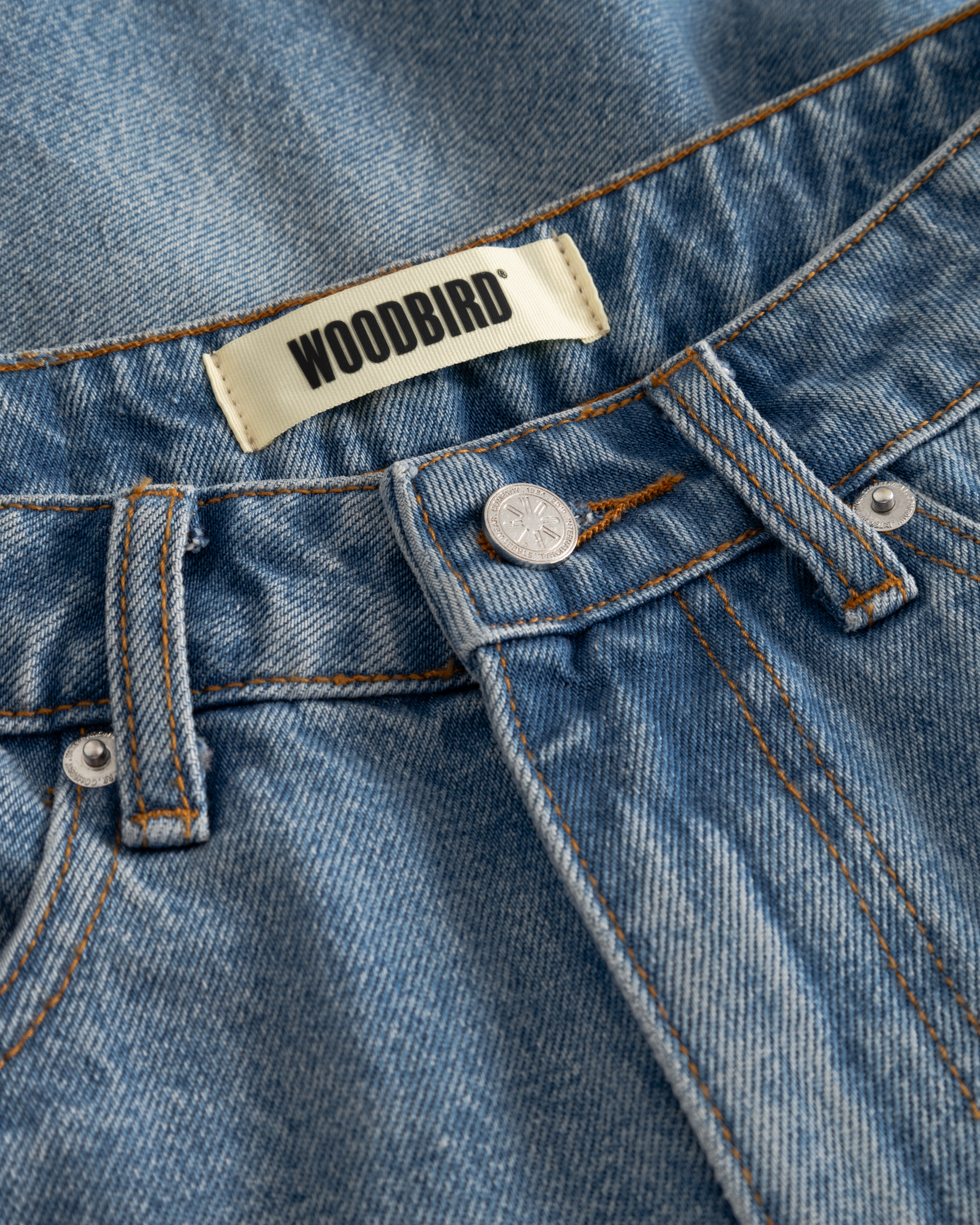 Woodbird Female WBMaggie Orig Shorts Shorts Blue Washed