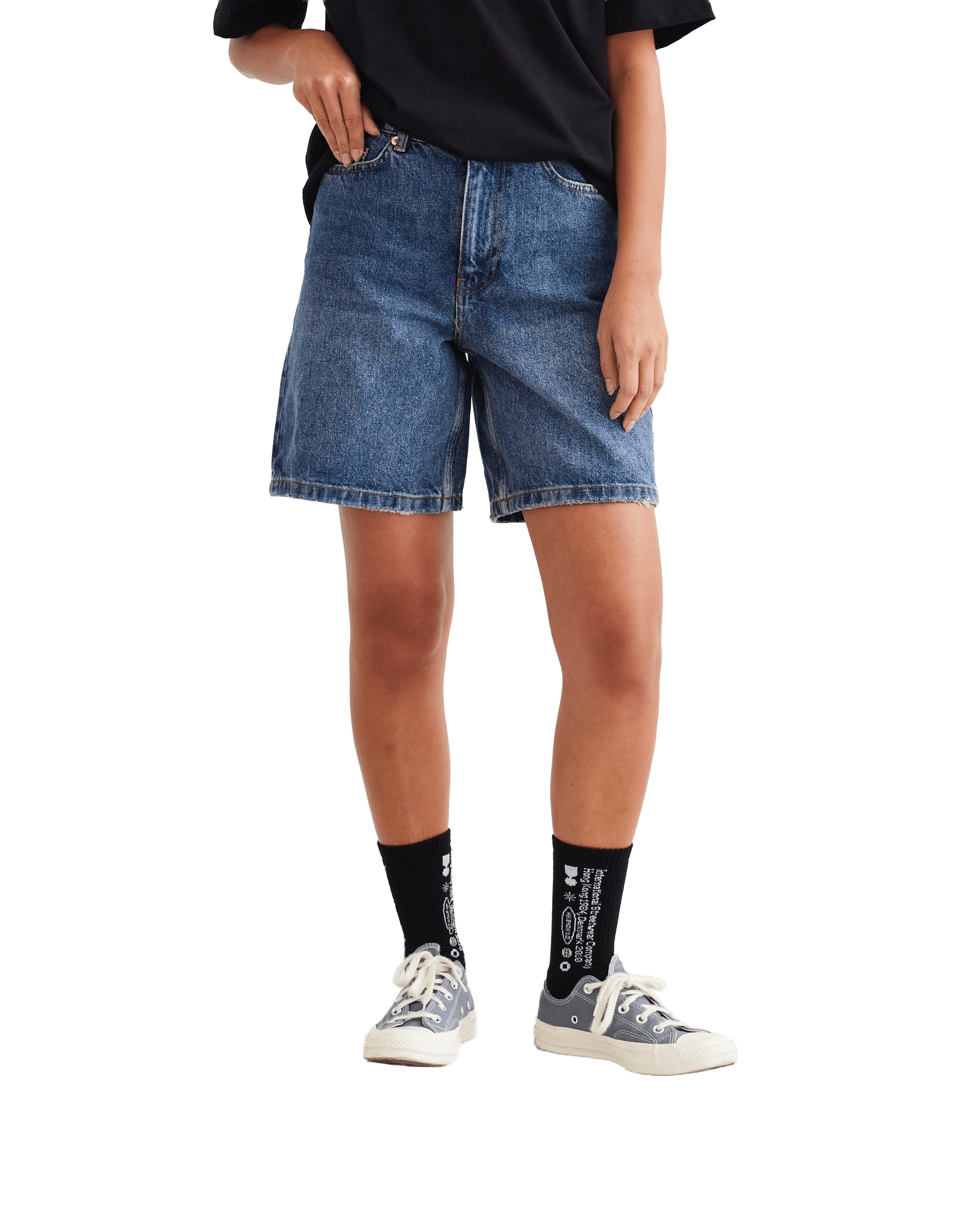 Woodbird Female WBMaggie blook Shorts Shorts Blue Stone