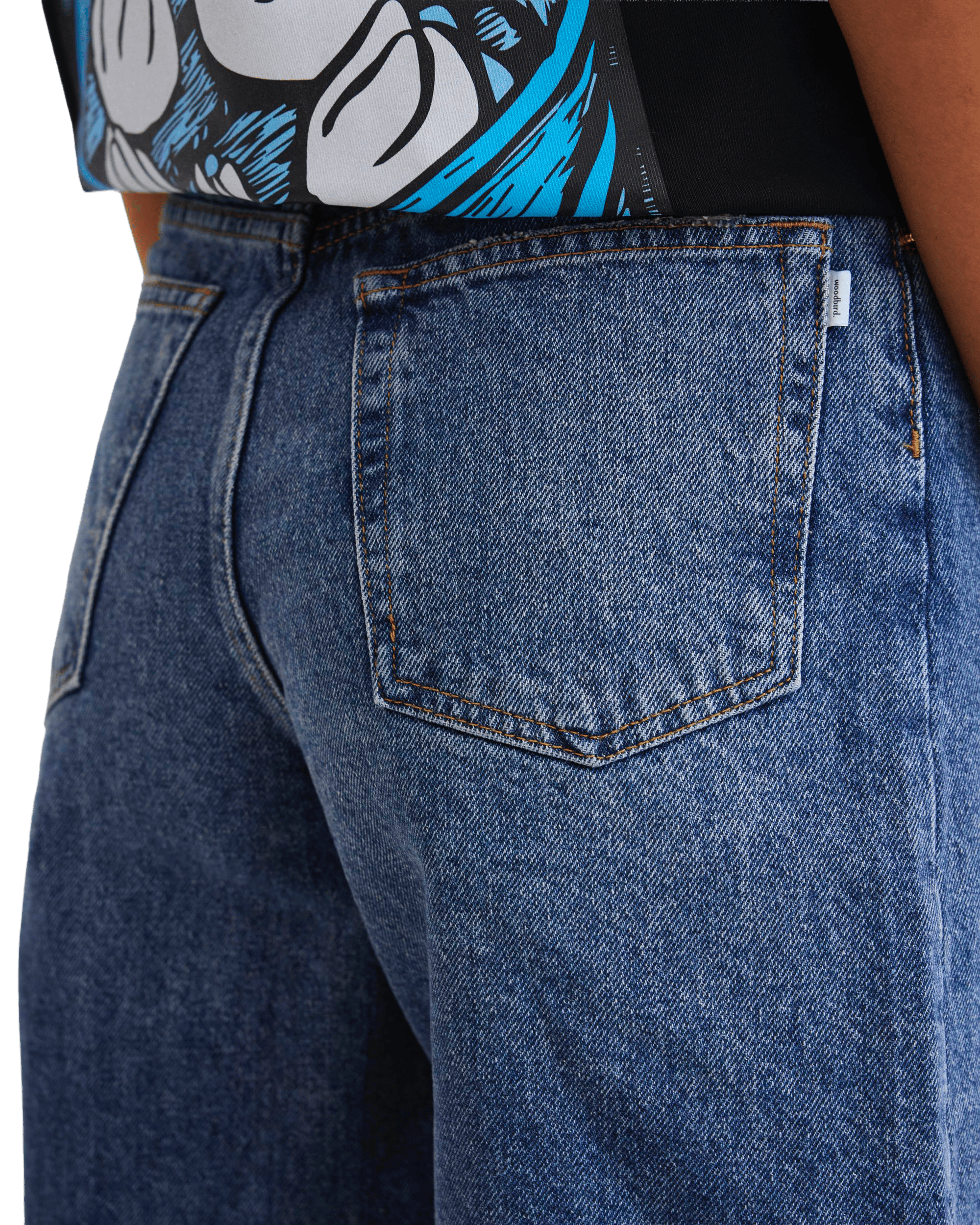 Woodbird Female WBMaggie blook Shorts Shorts Blue Stone