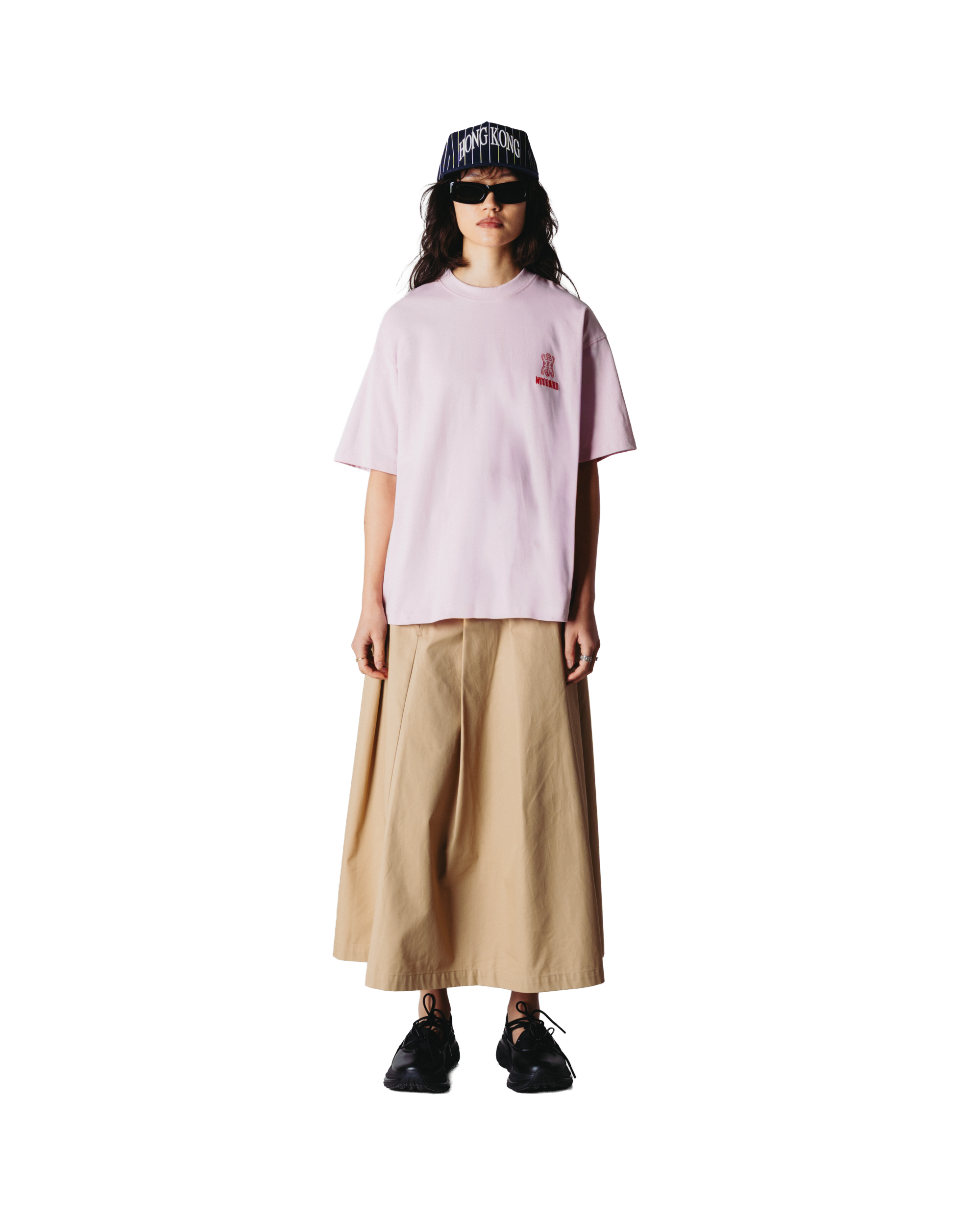 Woodbird Female WBMia Pleat Twill Skirt Skirts Sand