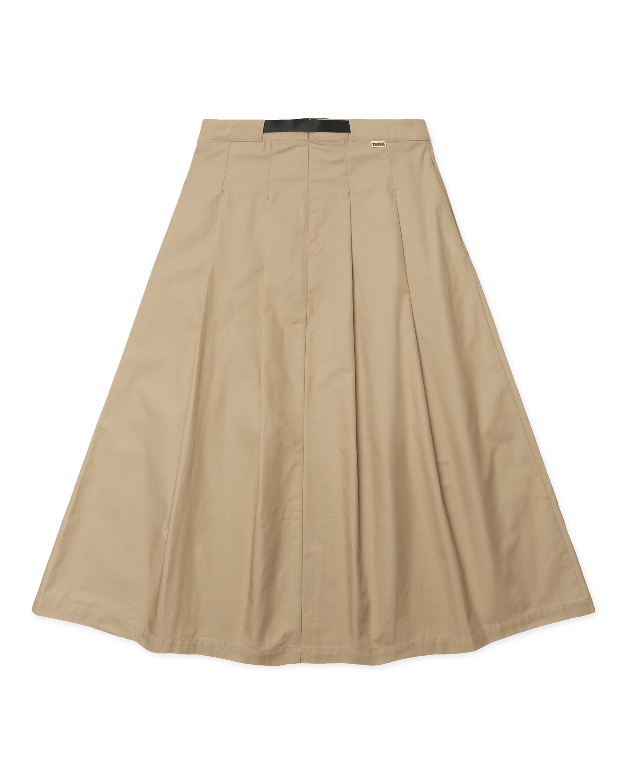 Woodbird Female WBMia Pleat Twill Skirt Skirts Sand