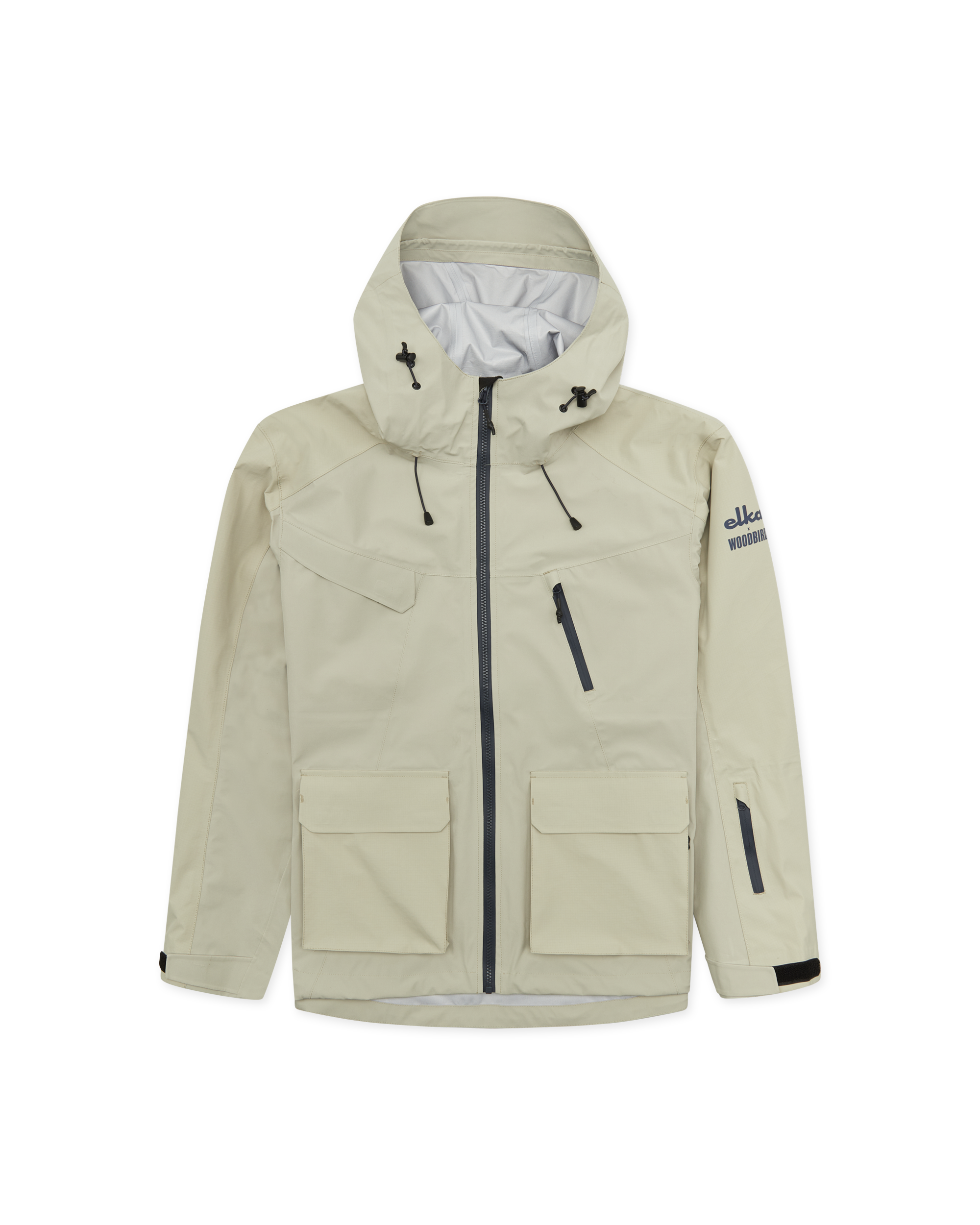 Woodbird WBMizo Elka Shell Jacket Outerwear Stone