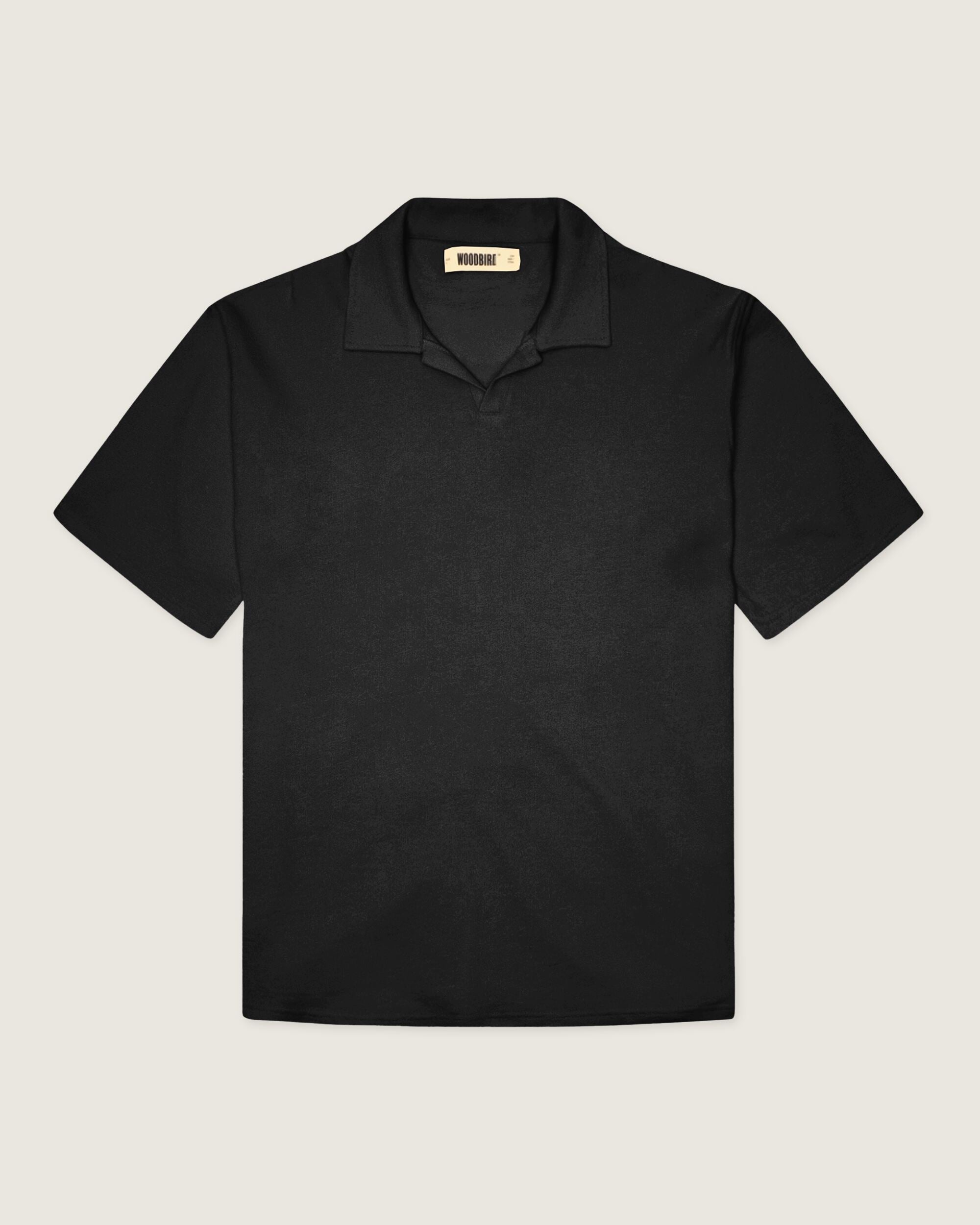 Woodbird WBMoul Terry Polo Shirts Black