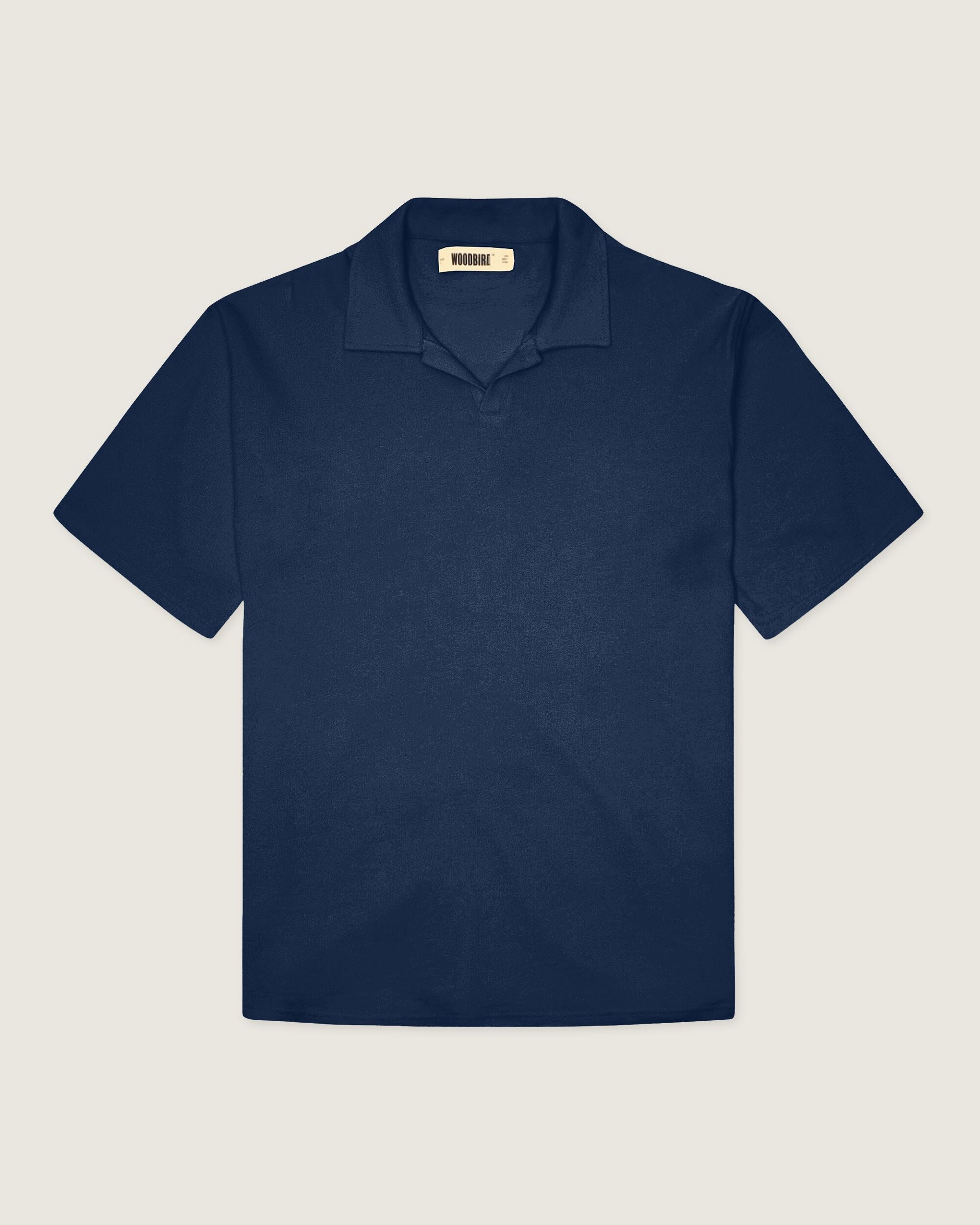 Woodbird WBMoul Terry Polo Shirts Navy