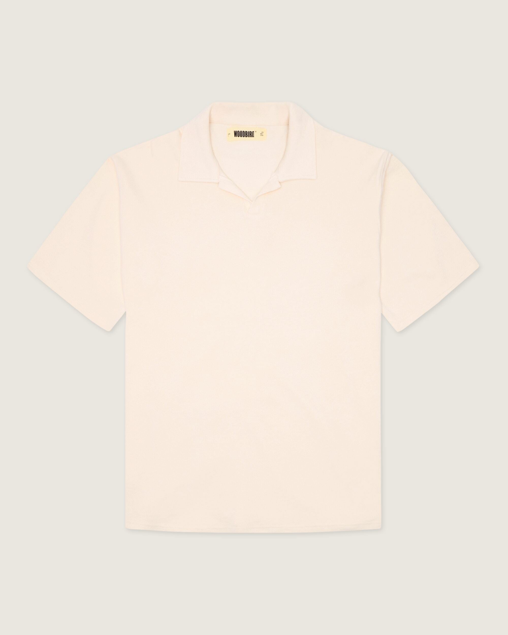 Woodbird WBMoul Terry Polo Shirts Off White