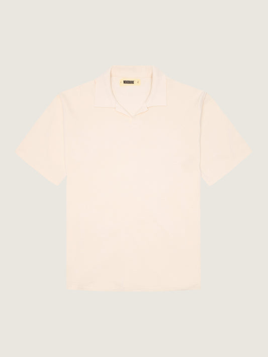 Woodbird WBMoul Terry Polo T-Shirts Off White