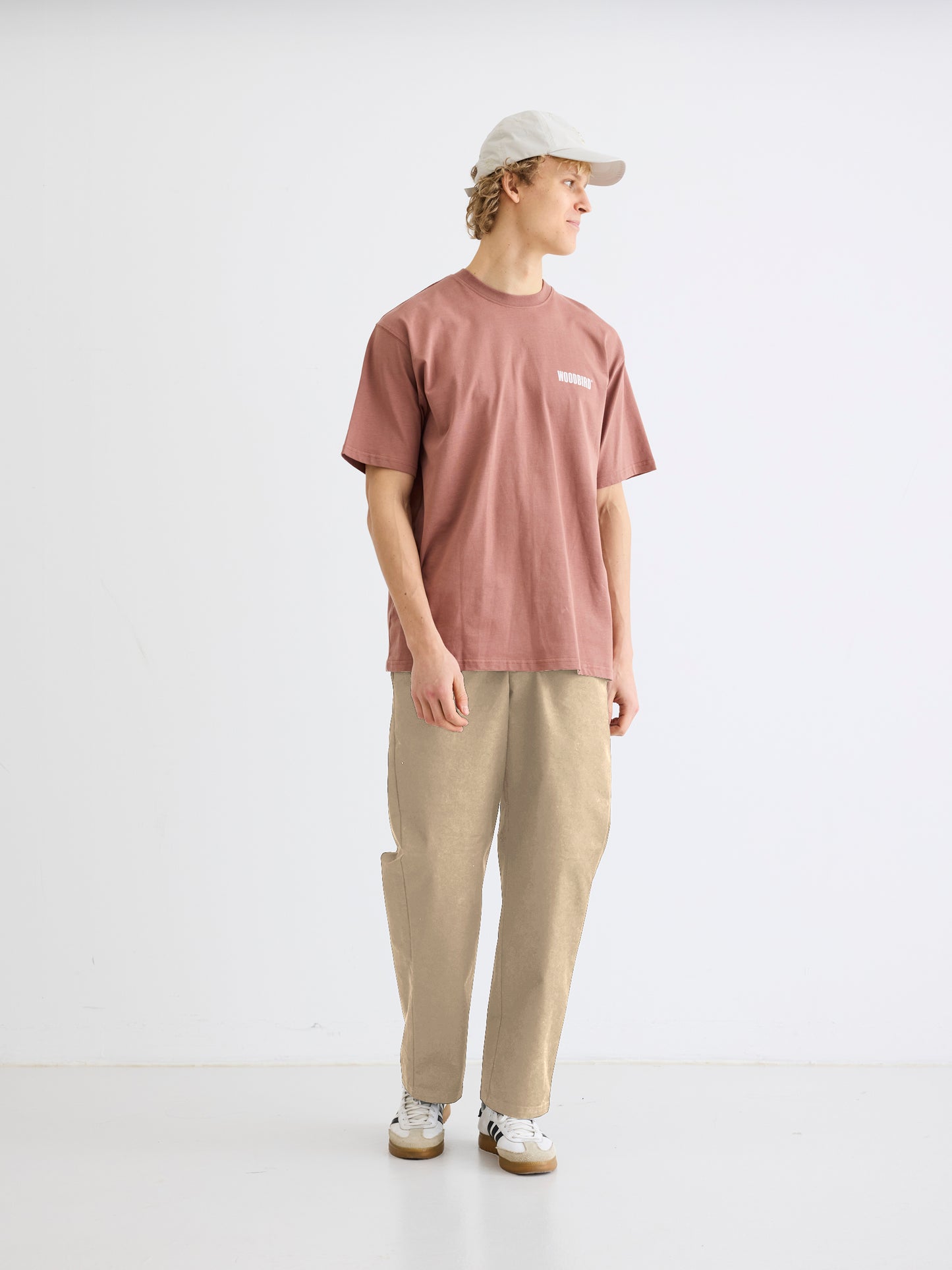 Woodbird WBNick Twill Pant Pants Stone