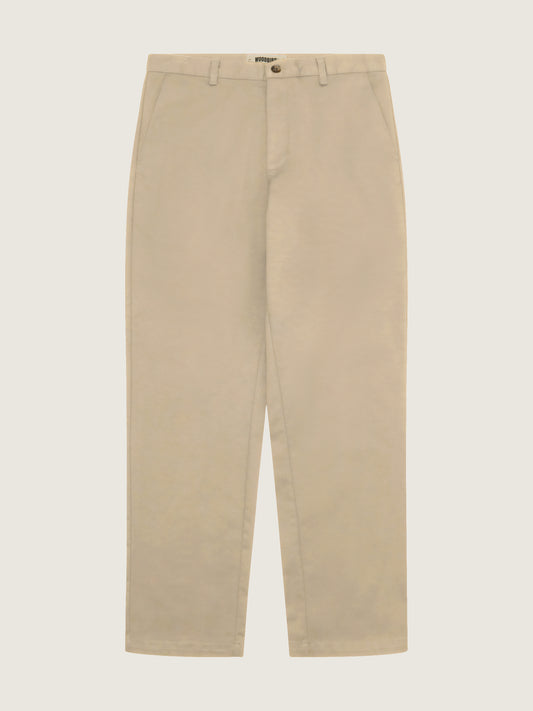 Woodbird WBNick Twill Pant Pants Stone