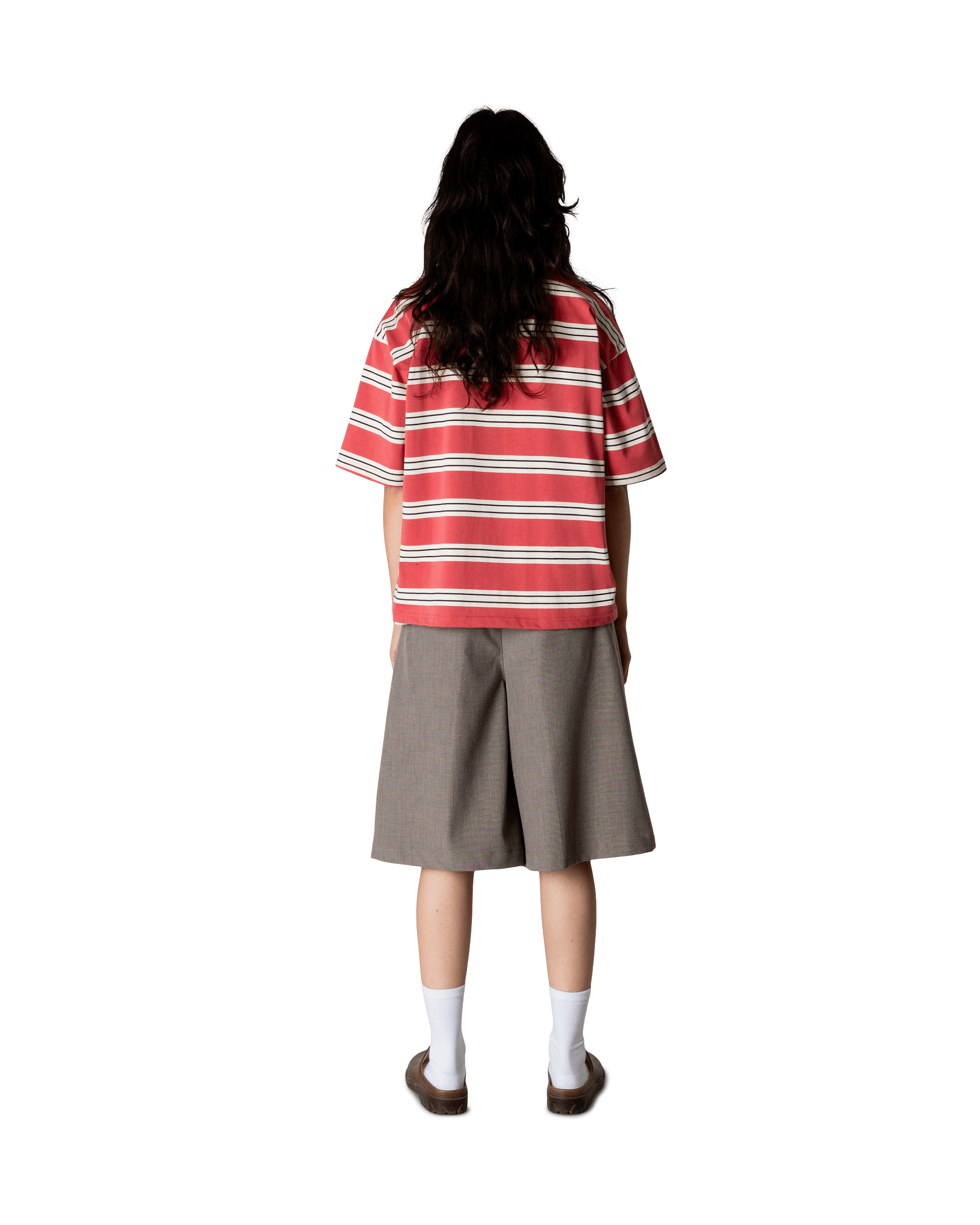Woodbird Female WBNiro SS Zip Polo T-Shirts Off White-Rose