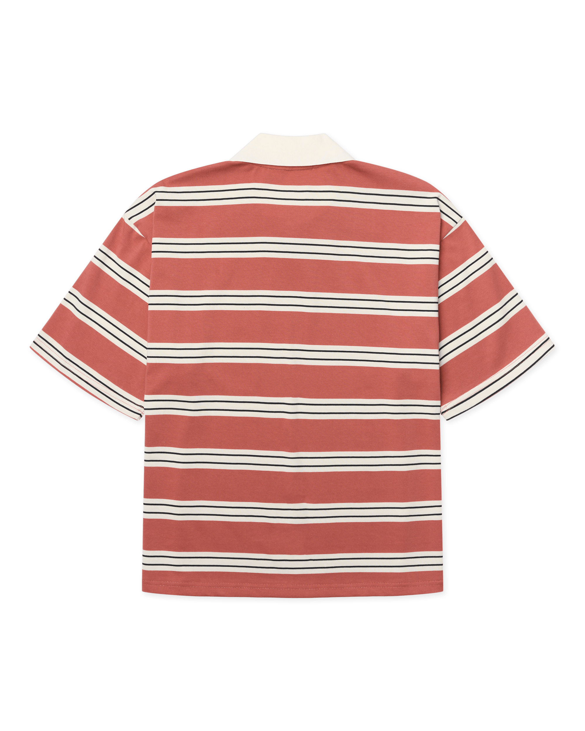 Woodbird Female WBNiro SS Zip Polo T-Shirts Off White-Rose