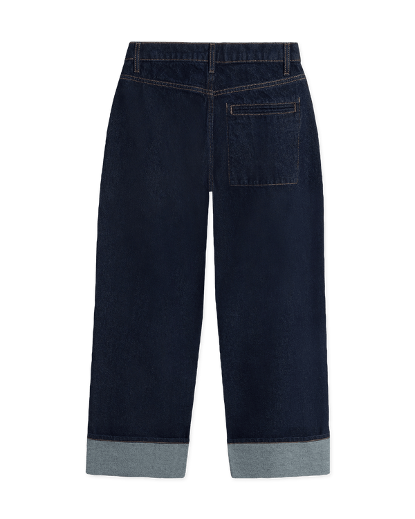Woodbird Female WBNoel Fold Jeans Pants Raw Blue