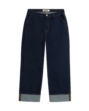 Woodbird Female WBNoel Fold Jeans Pants Raw Blue