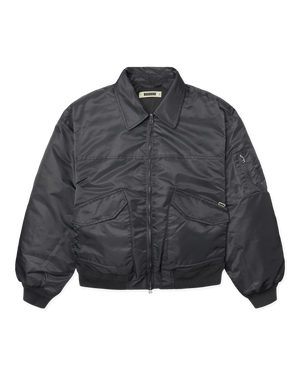 Woodbird WBOsamu Bomber Jacket Outerwear Antra Grey