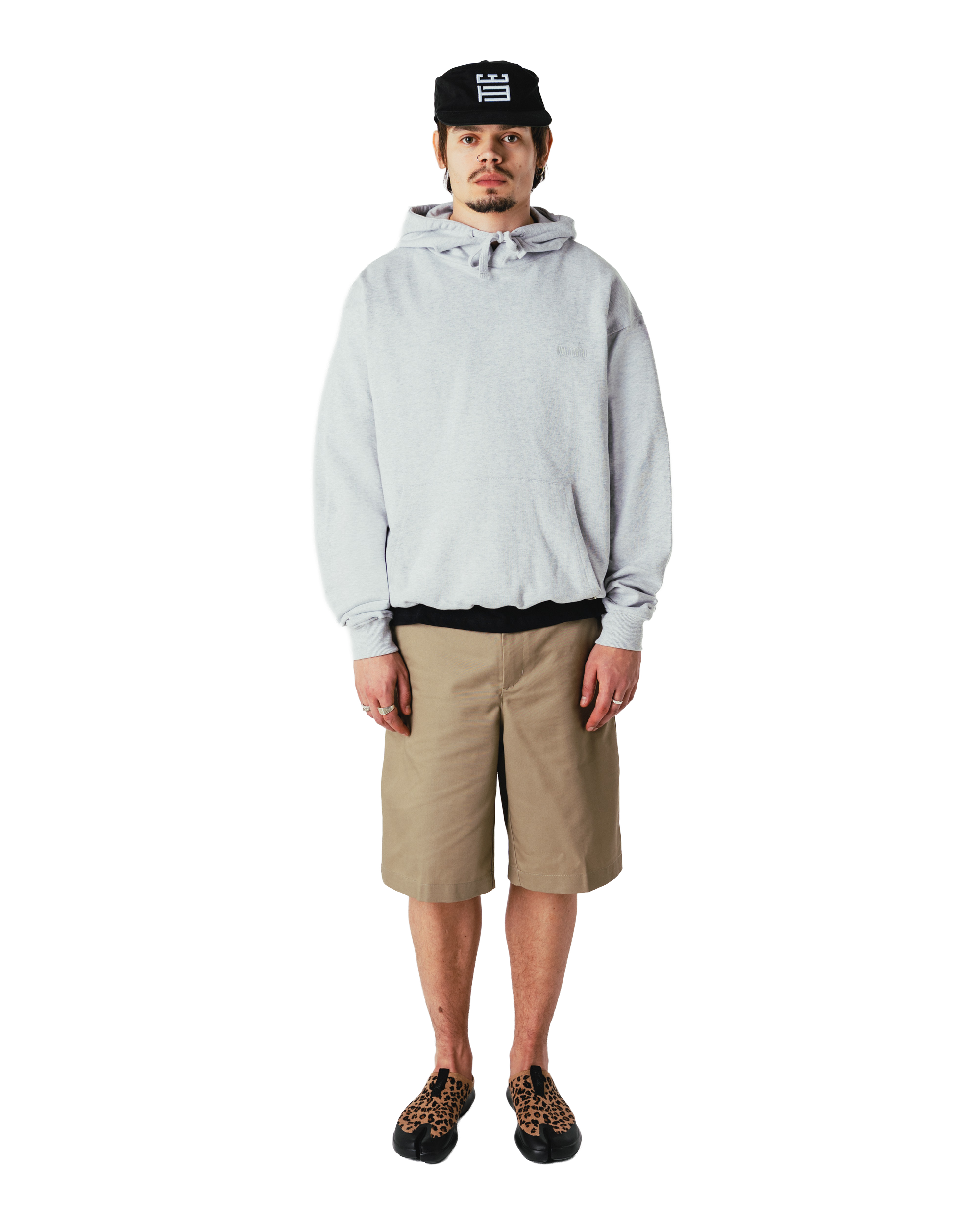 Woodbird WBPacs Base Hoodie Sweats Grey Melange