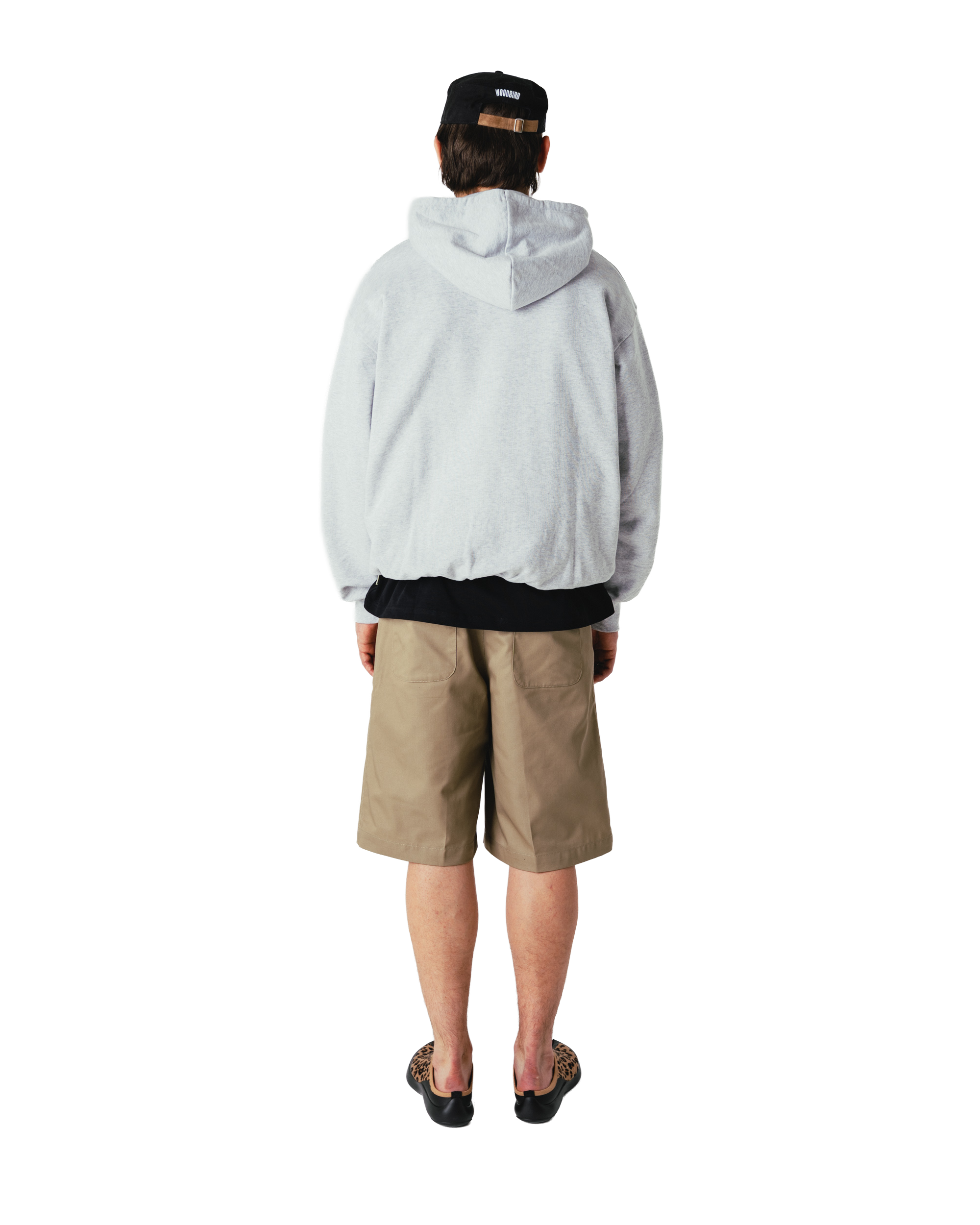 Woodbird WBPacs Base Hoodie Sweats Grey Melange
