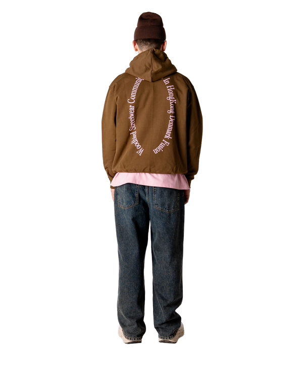 Woodbird WBPacs Founded Hoodie Sweats Dark Brown