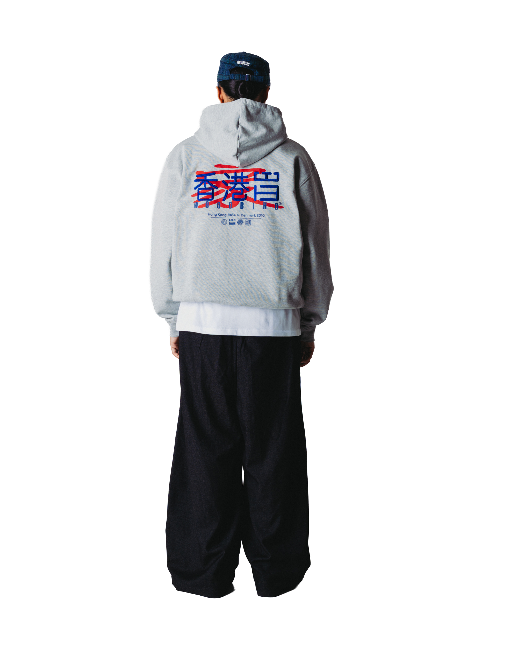 Woodbird WBPacs HK Home Hoodie Sweats Grey Melange