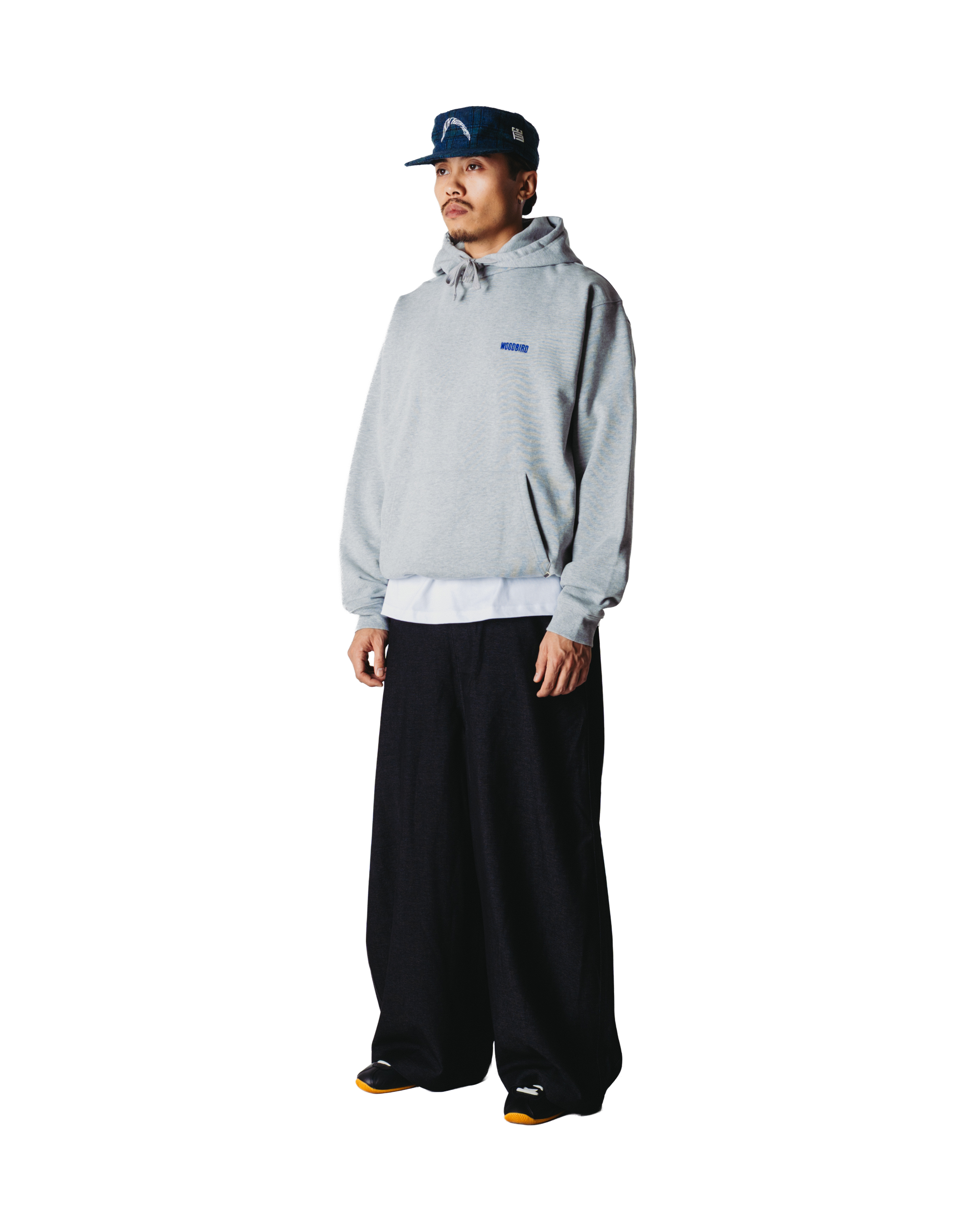 Woodbird WBPacs HK Home Hoodie Sweats Grey Melange