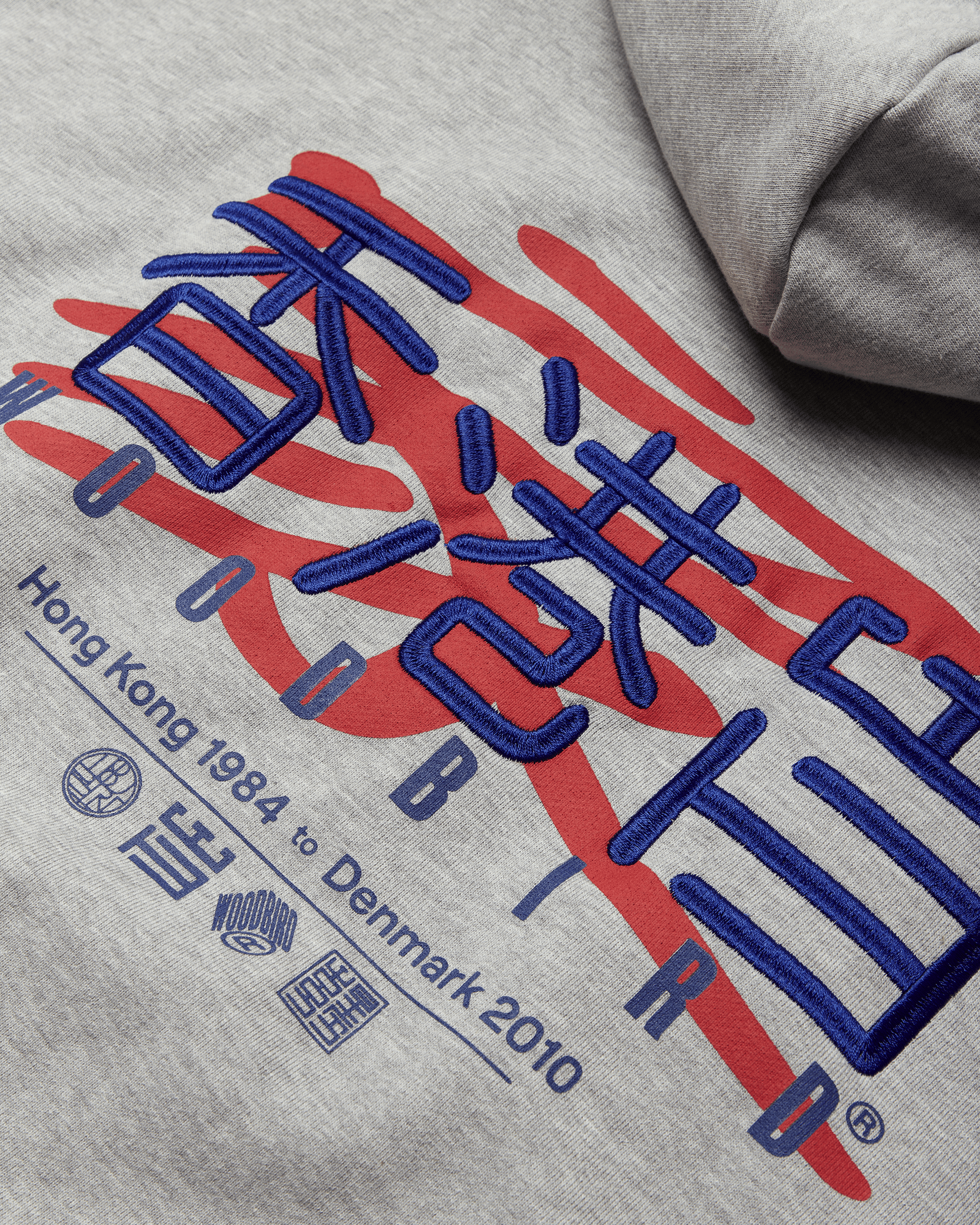 Woodbird WBPacs HK Home Hoodie Sweats Grey Melange