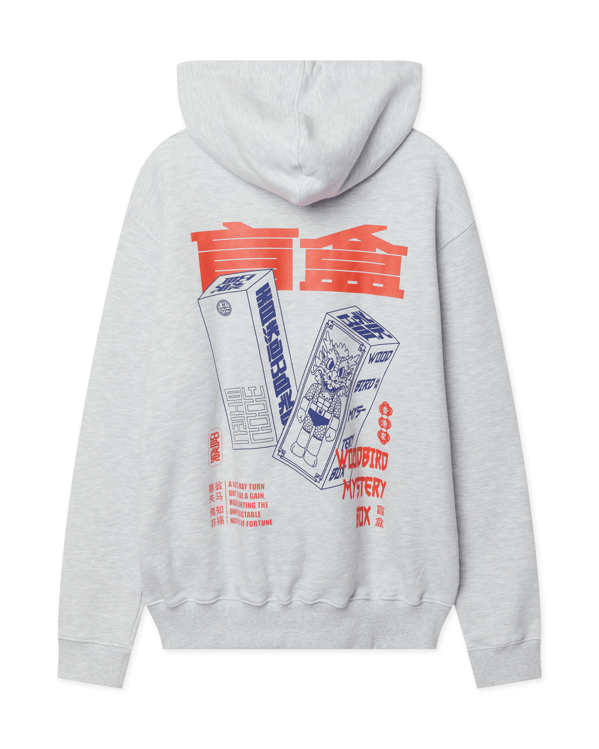 Woodbird WBPacs Mystery Hoodie Sweats Snow Melange