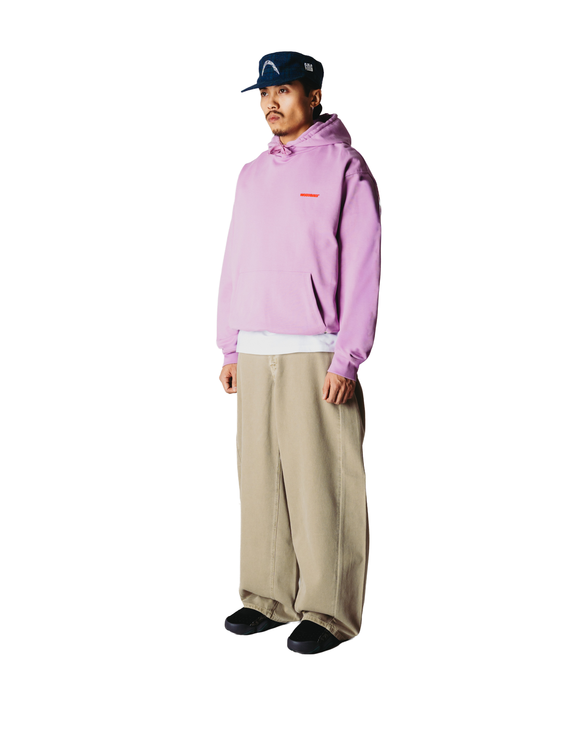 Woodbird WBPacs Tram Hoodie Sweats Dusty Violet