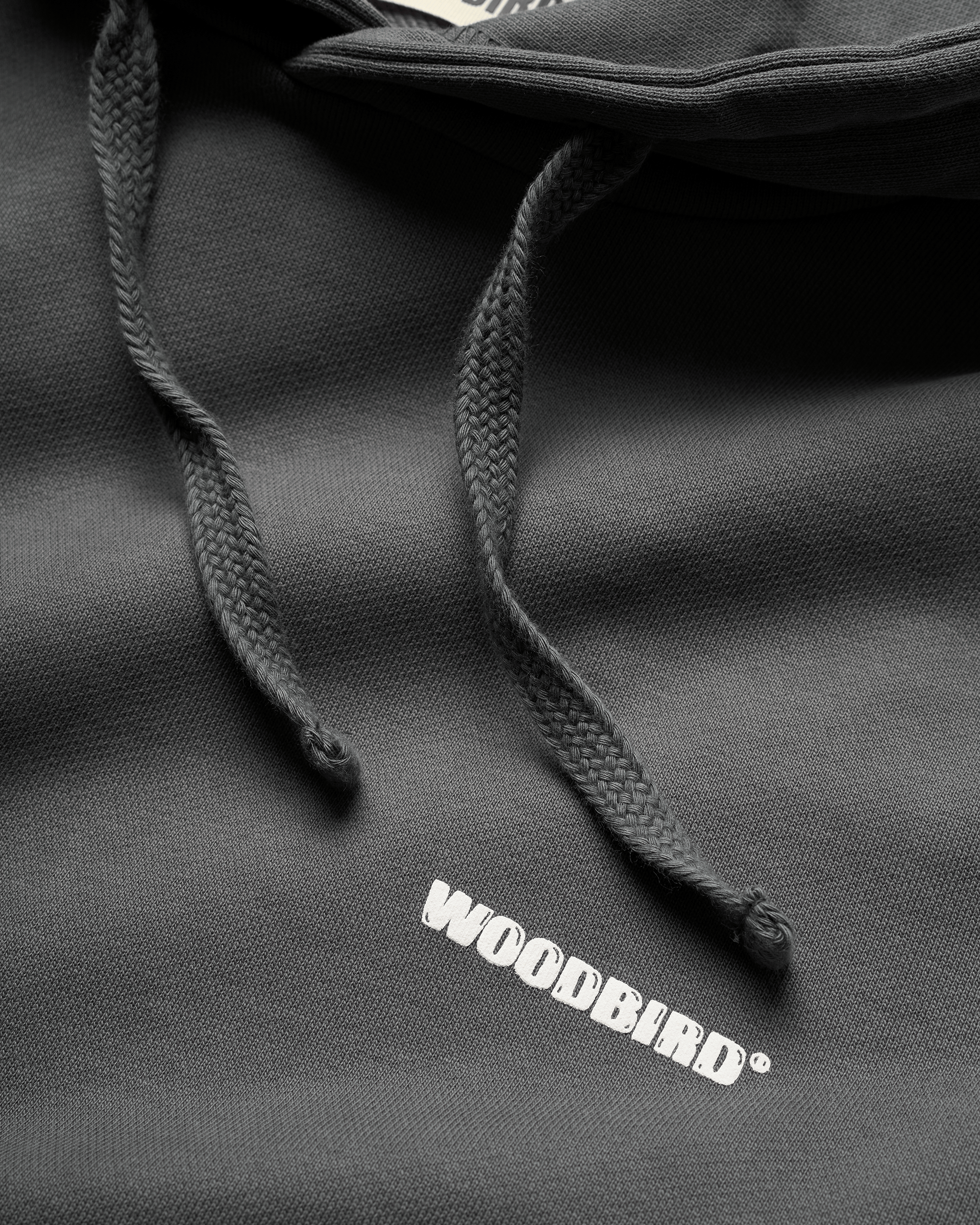 Woodbird WBPacs Tram Hoodie Sweats Slate Blue