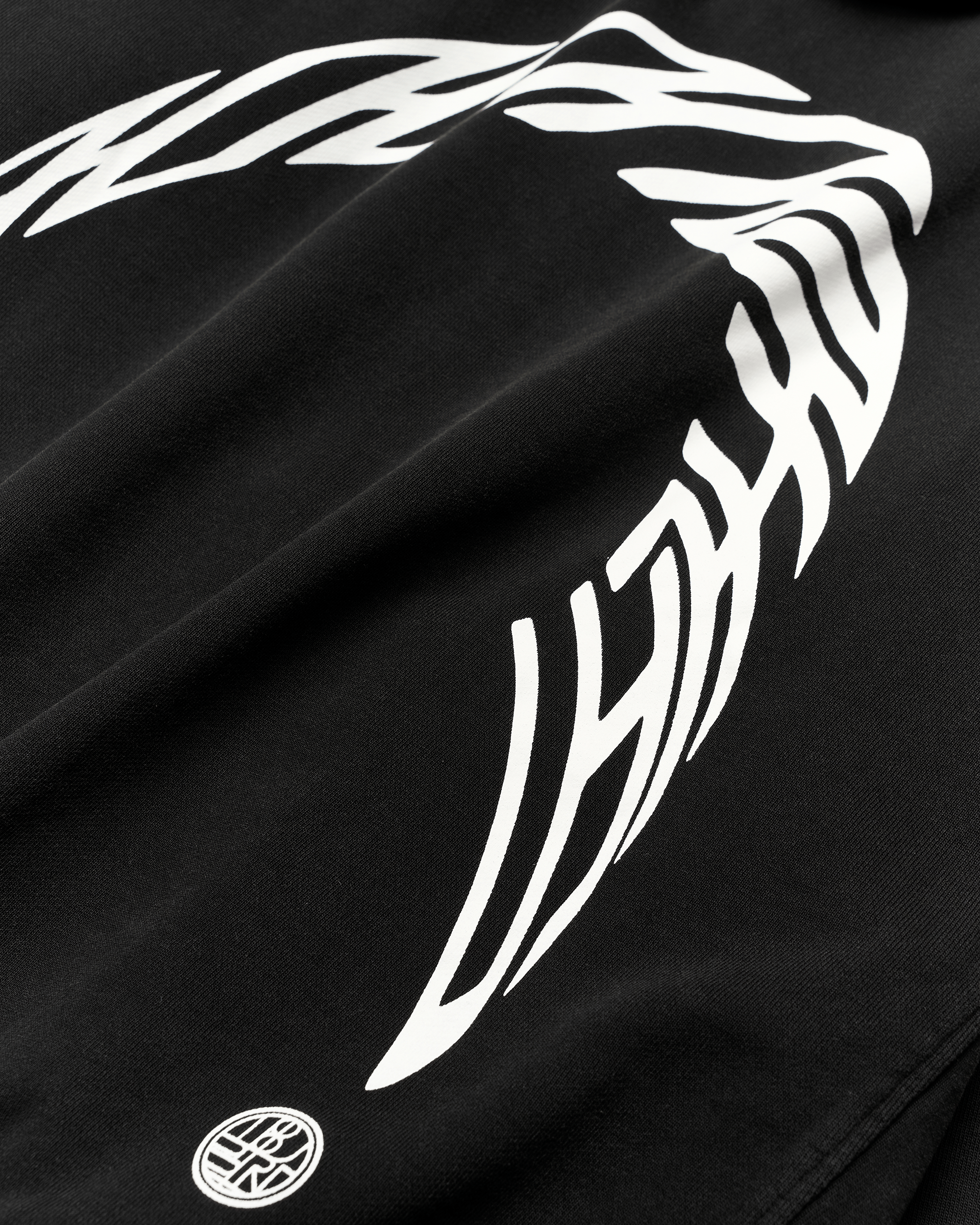 Woodbird WBPacs Warp Acid Zip Hoodie Sweats Washed Black
