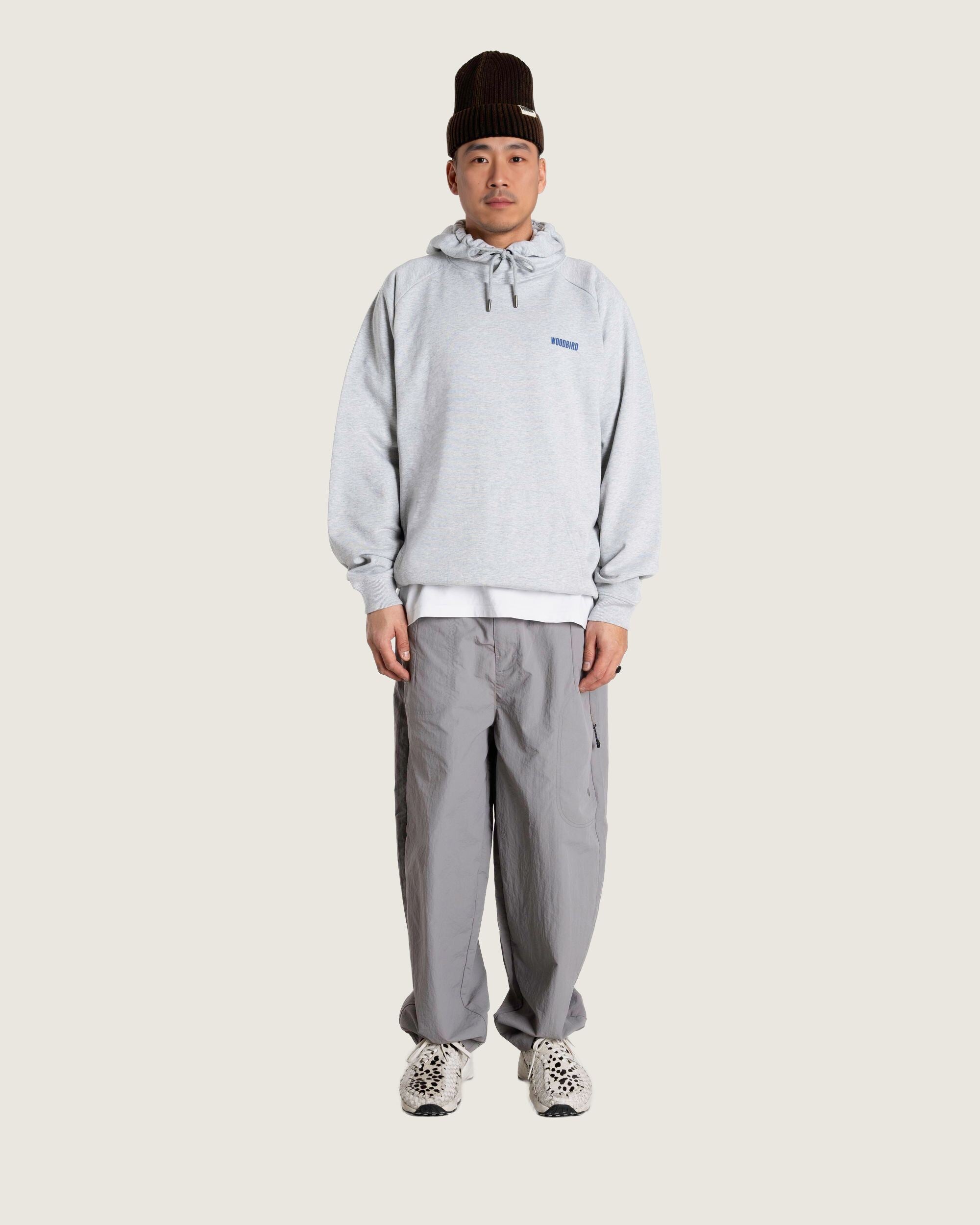 Woodbird WBPaw Hao Hoodie Sweats Grey Melange