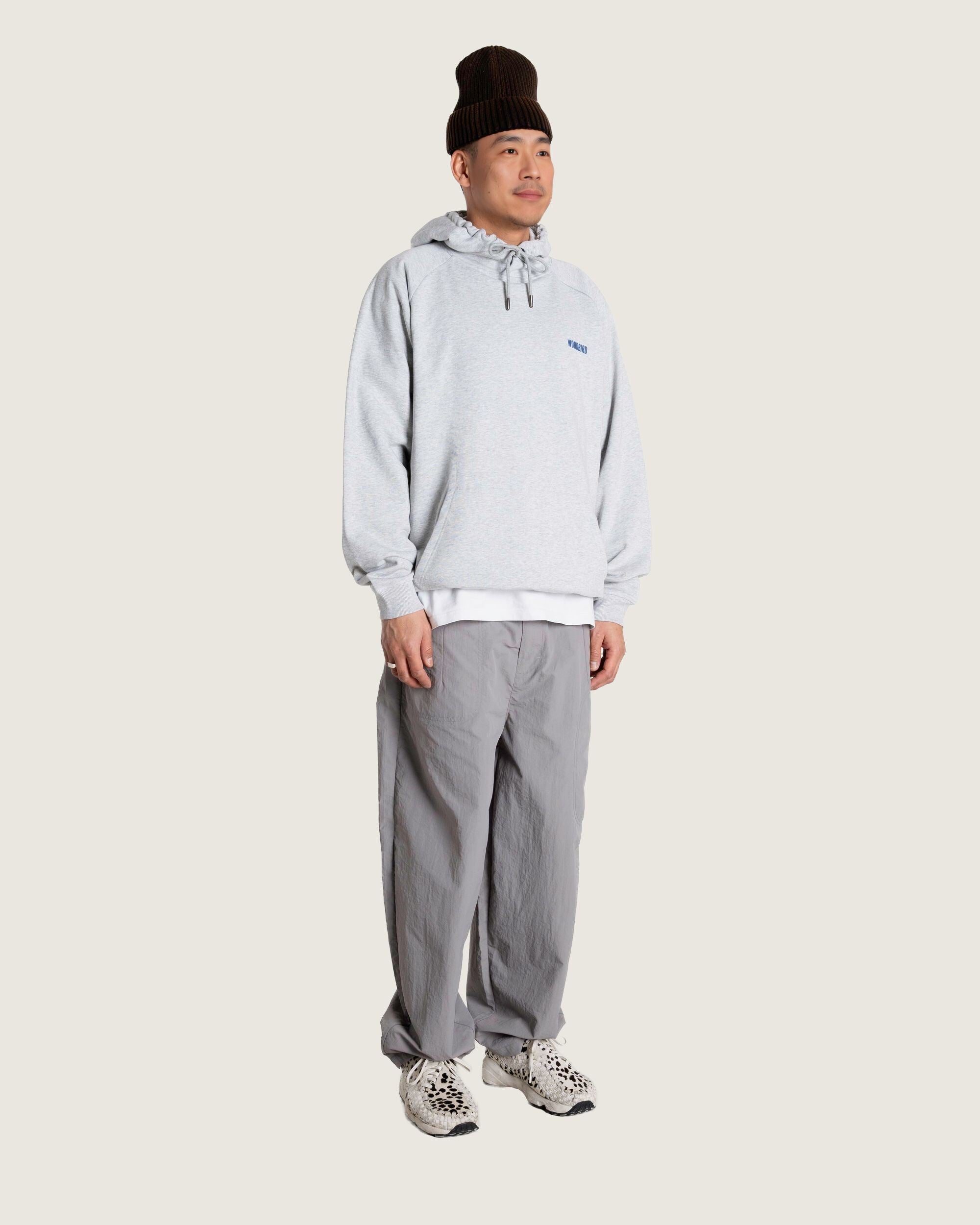 Woodbird WBPaw Hao Hoodie Sweats Grey Melange
