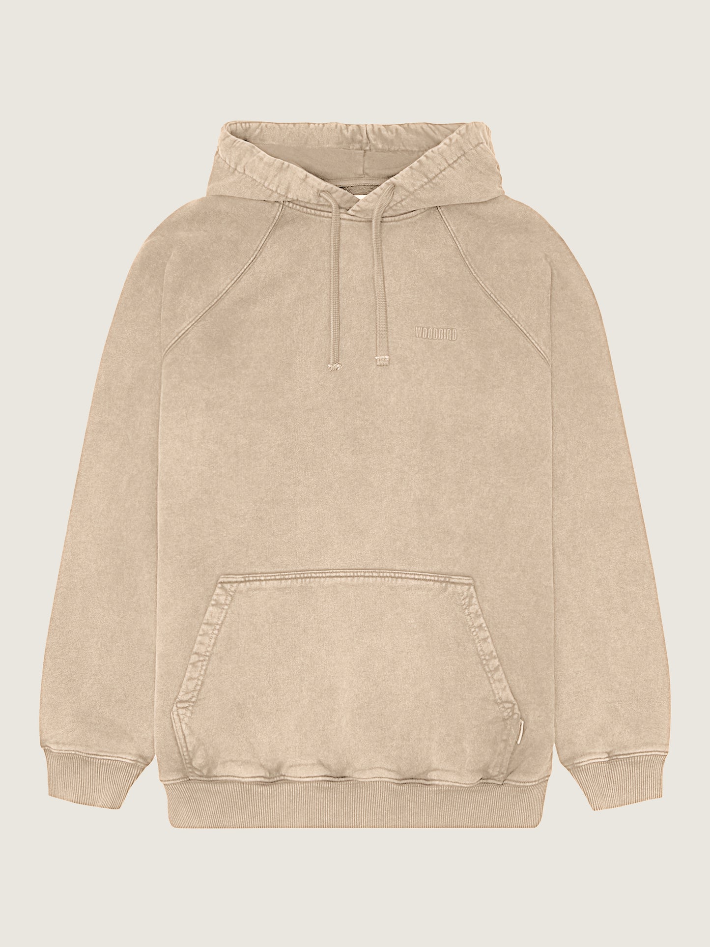 Woodbird WBPaw Washed Hoodie Sweats Light Sand