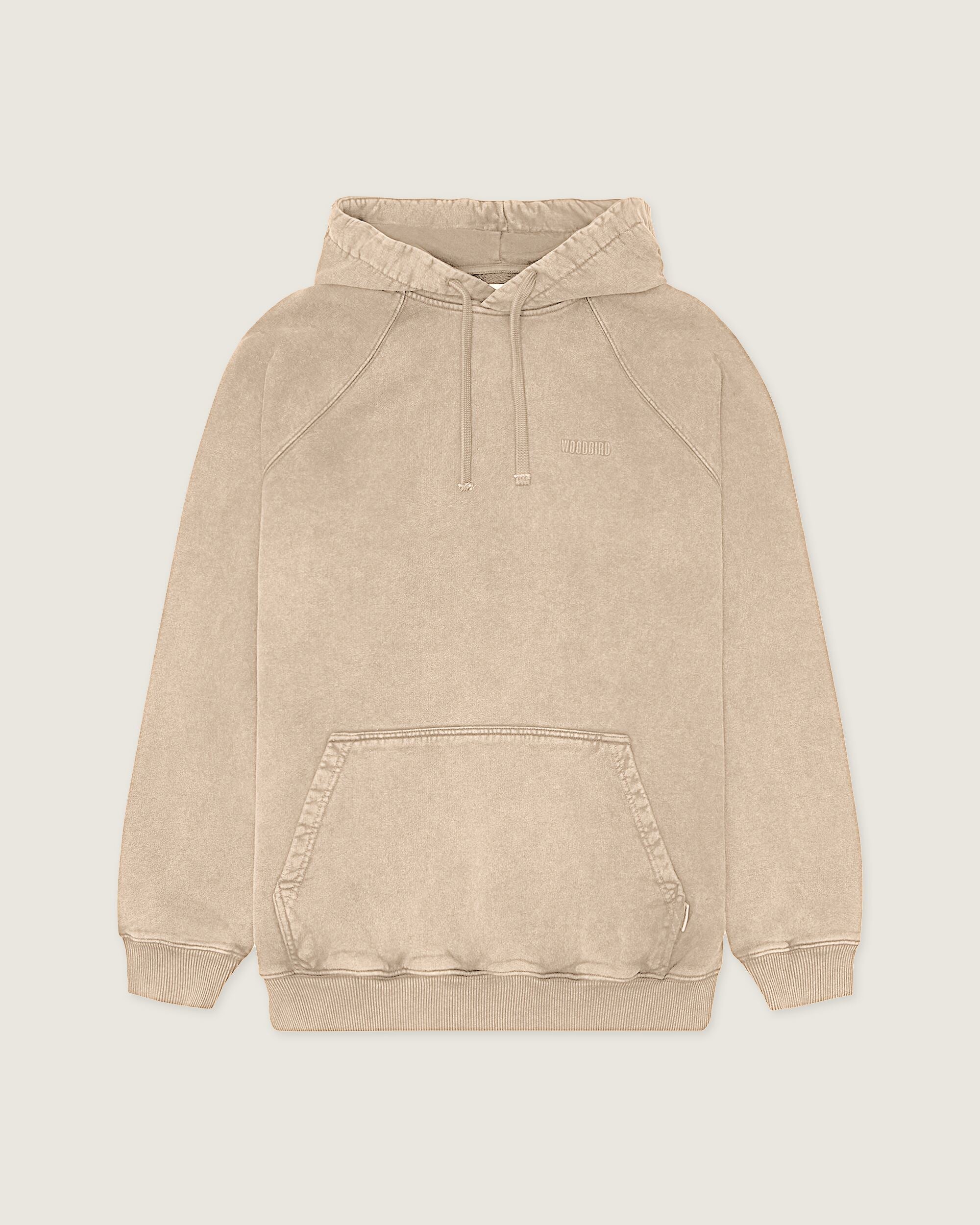 Woodbird WBPaw Washed Hoodie Sweats Light Sand