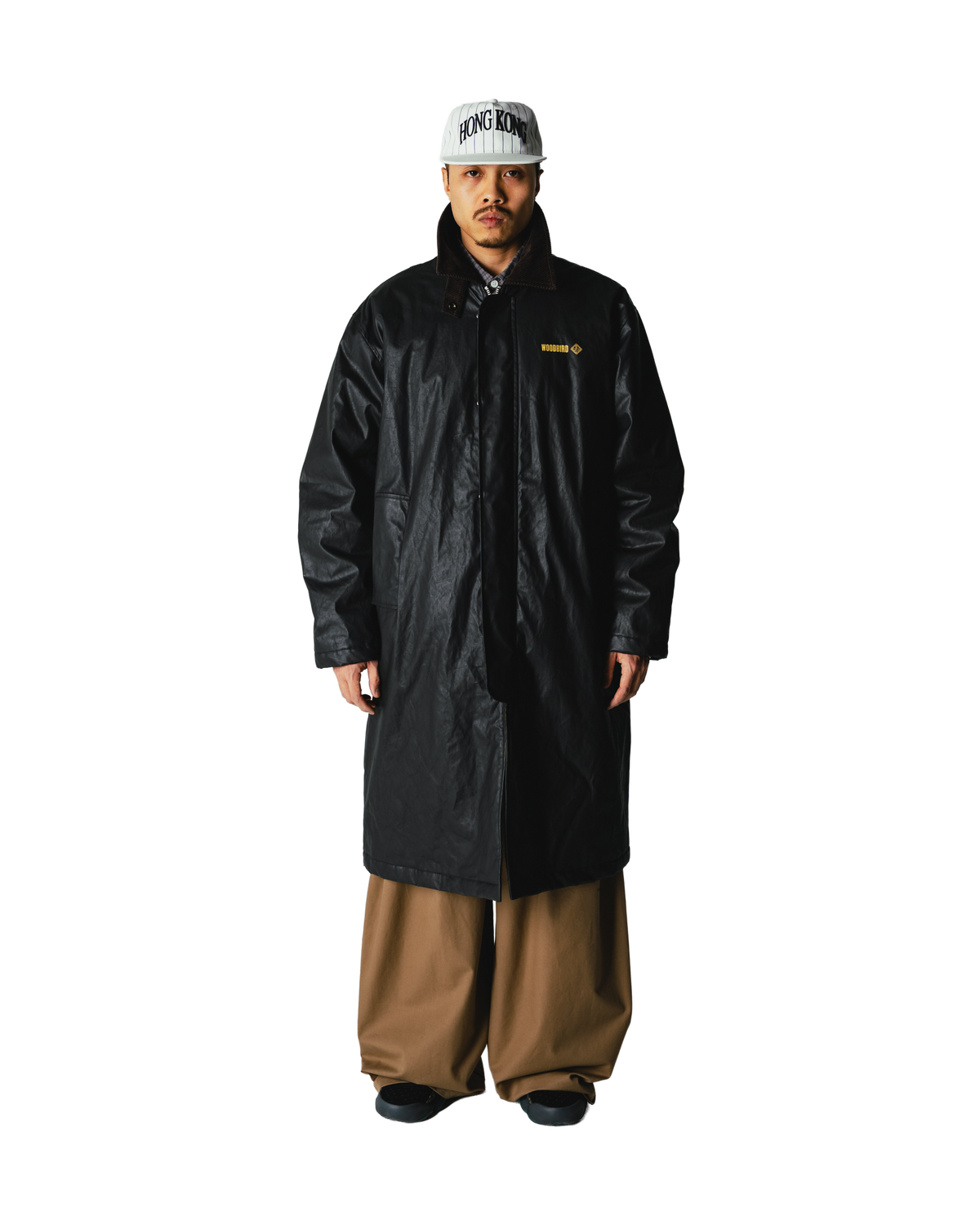 Woodbird WBPing Waxed Coat Outerwear Black
