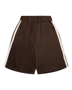 Woodbird Female WBPoke Track Shorts Shorts Dark Brown