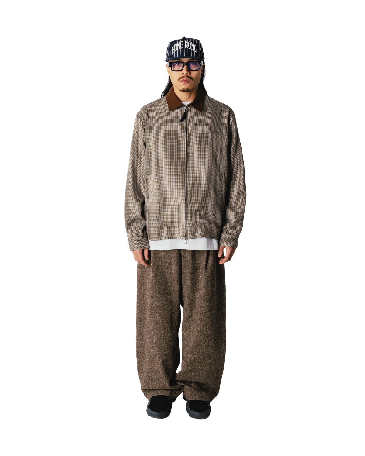 Woodbird WBPon Check Jacket Jackets Sand-Fudge