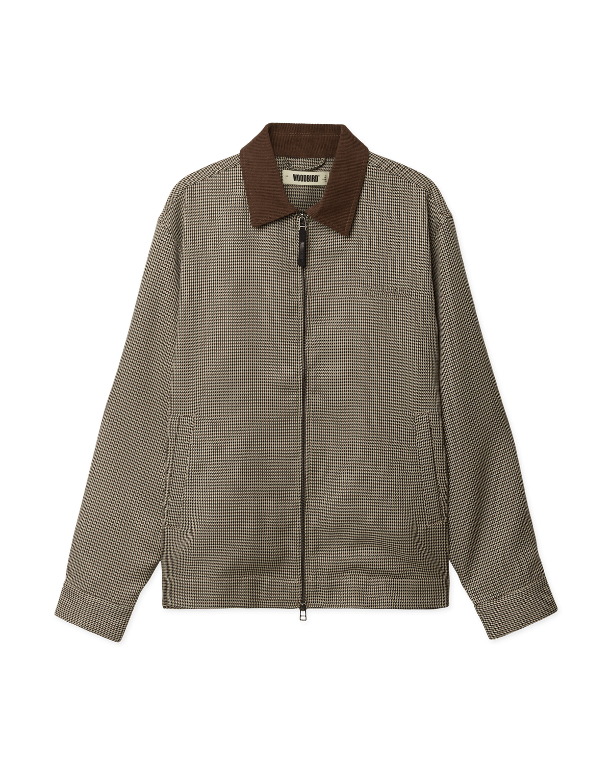 Woodbird WBPon Check Jacket Jackets Sand-Fudge